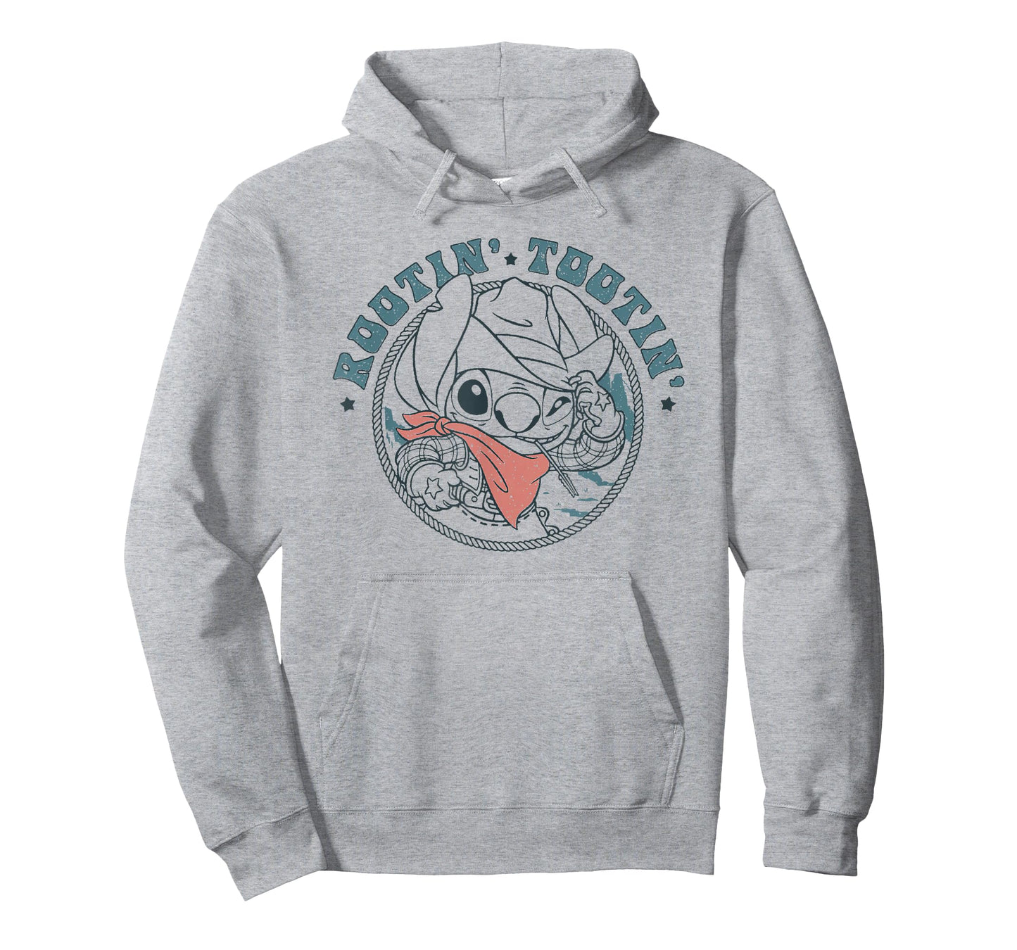 Disney Lilo & Stitch Rootin' Tootin' Cowboy Stitch Vintage T-Shirt