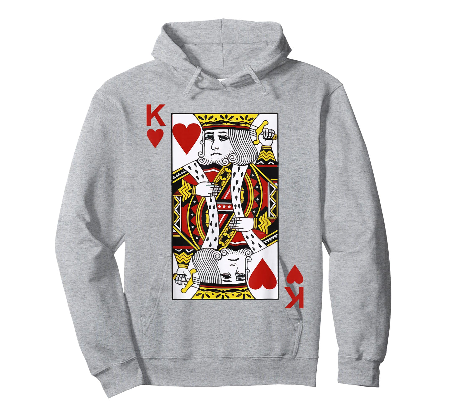 King of hearts Blackjack Cards Poker 21 K T-Shirt