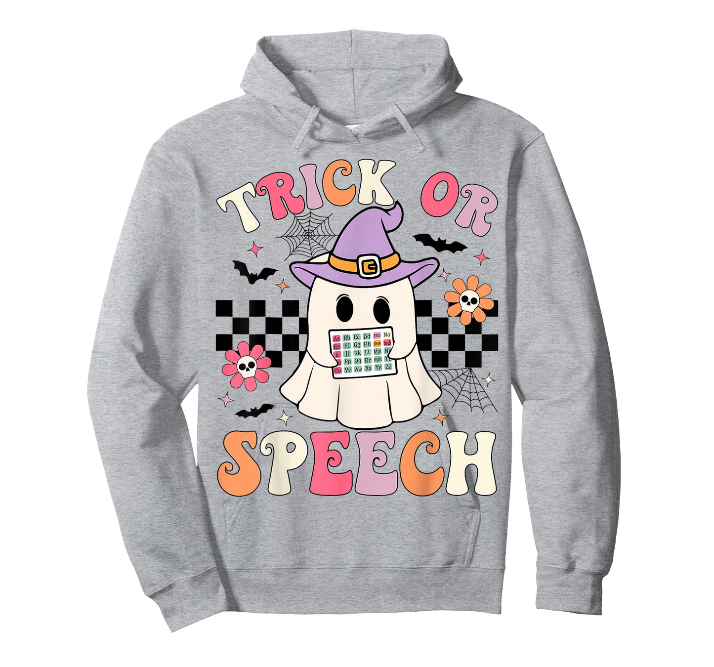 Trick or Speech Retro SLP Halloween Speech Therapy Halloween T-Shirt