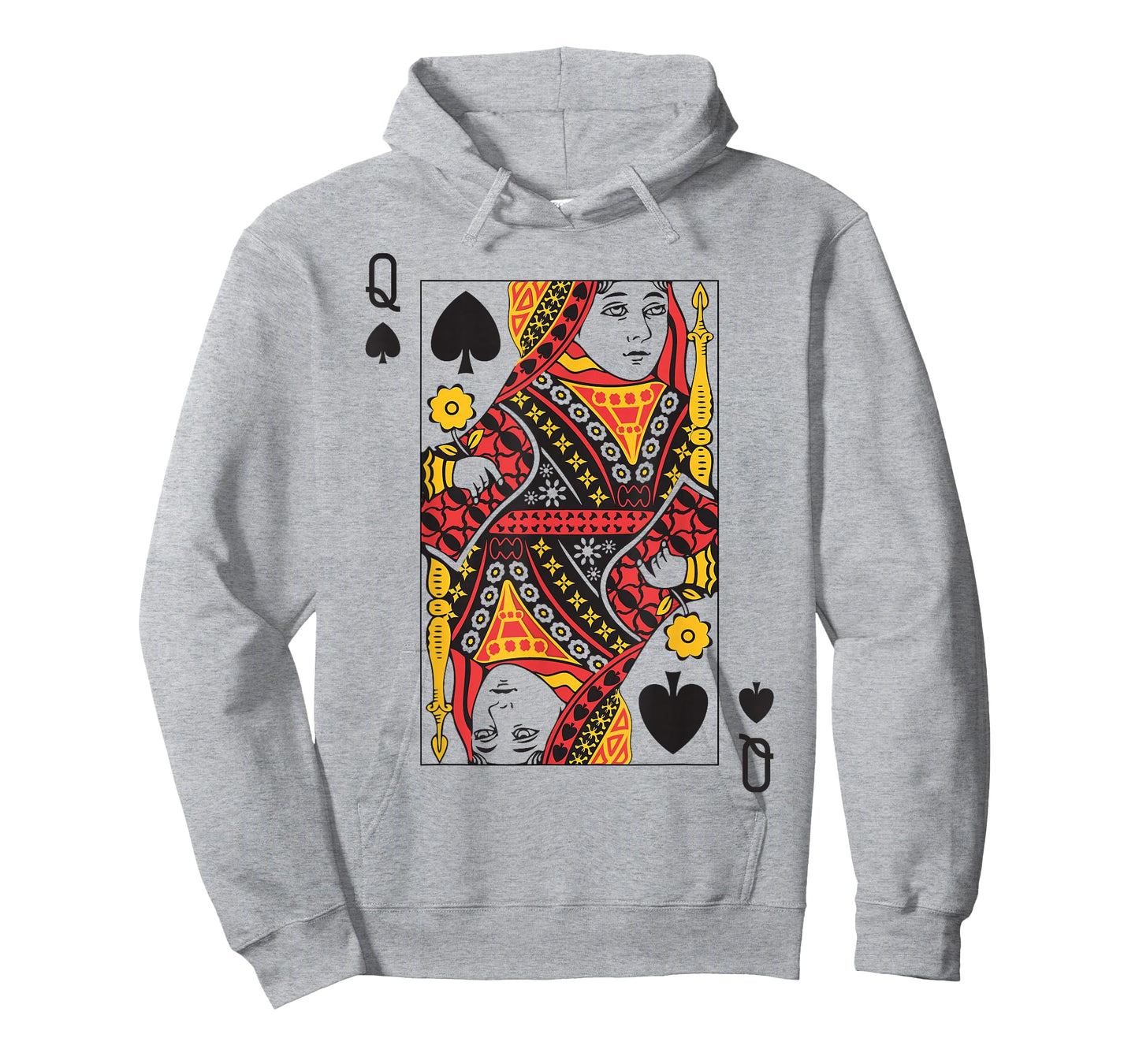 Queen of Spades | Royal Flush Group Costume Playing Card T-Shirt