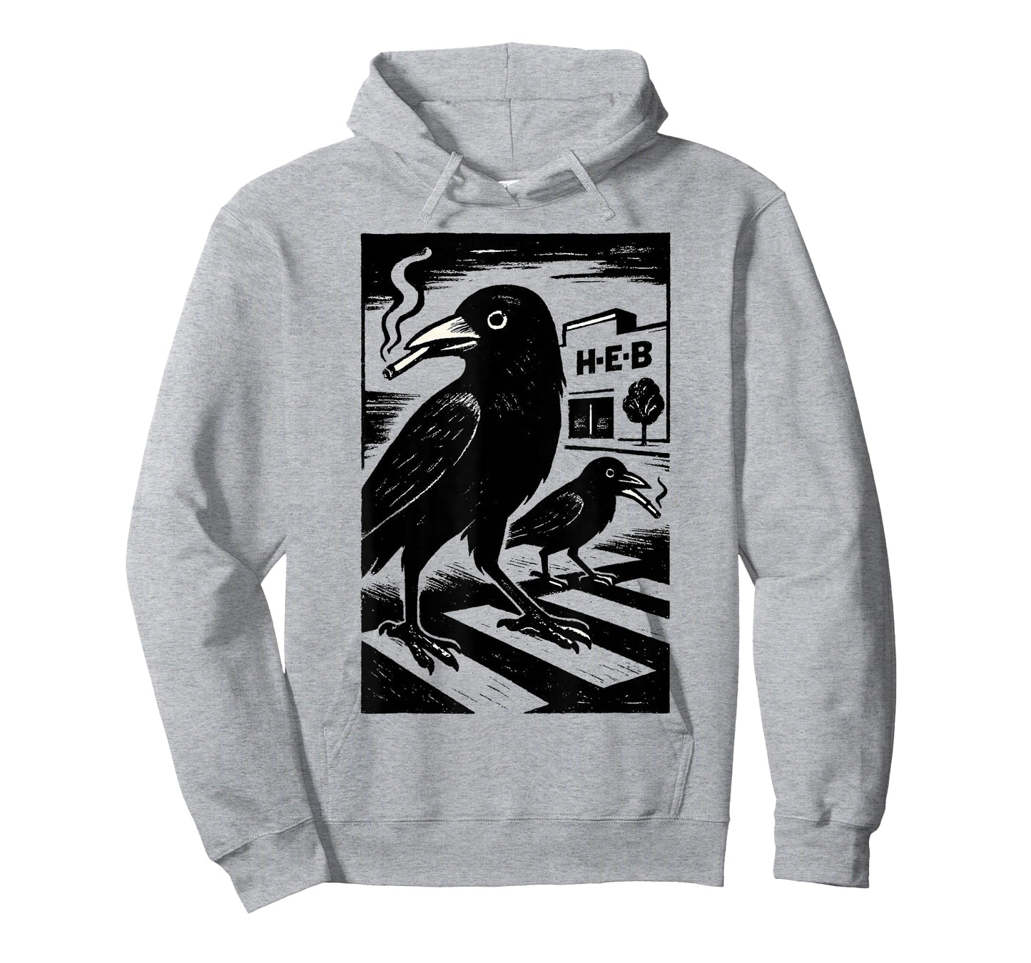 Smoking Grackle Bird T-Shirt