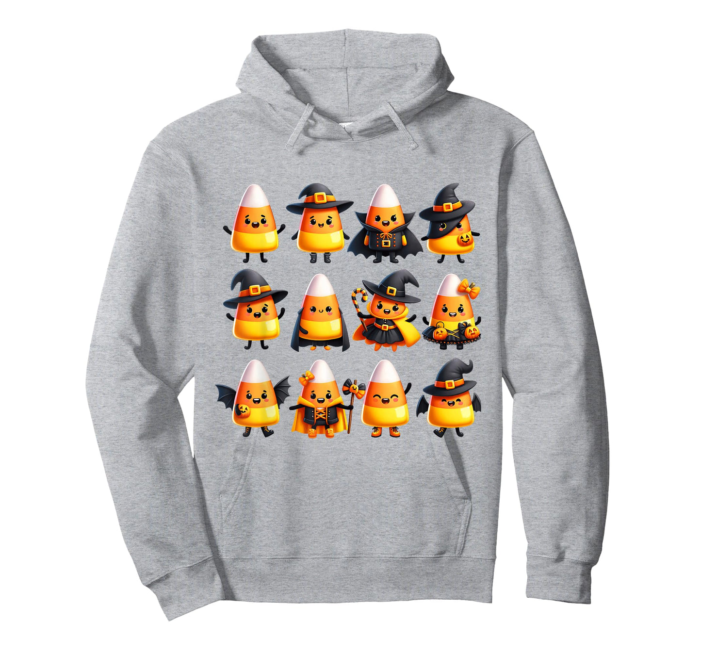 Adorable Halloween Candy Corn Characters in Costumes T-Shirt