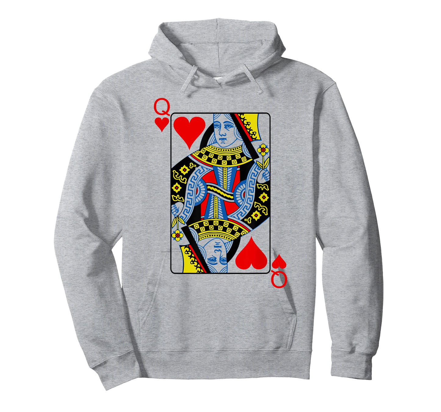 Queen Of Hearts Playing Cards Poker T-Shirt
