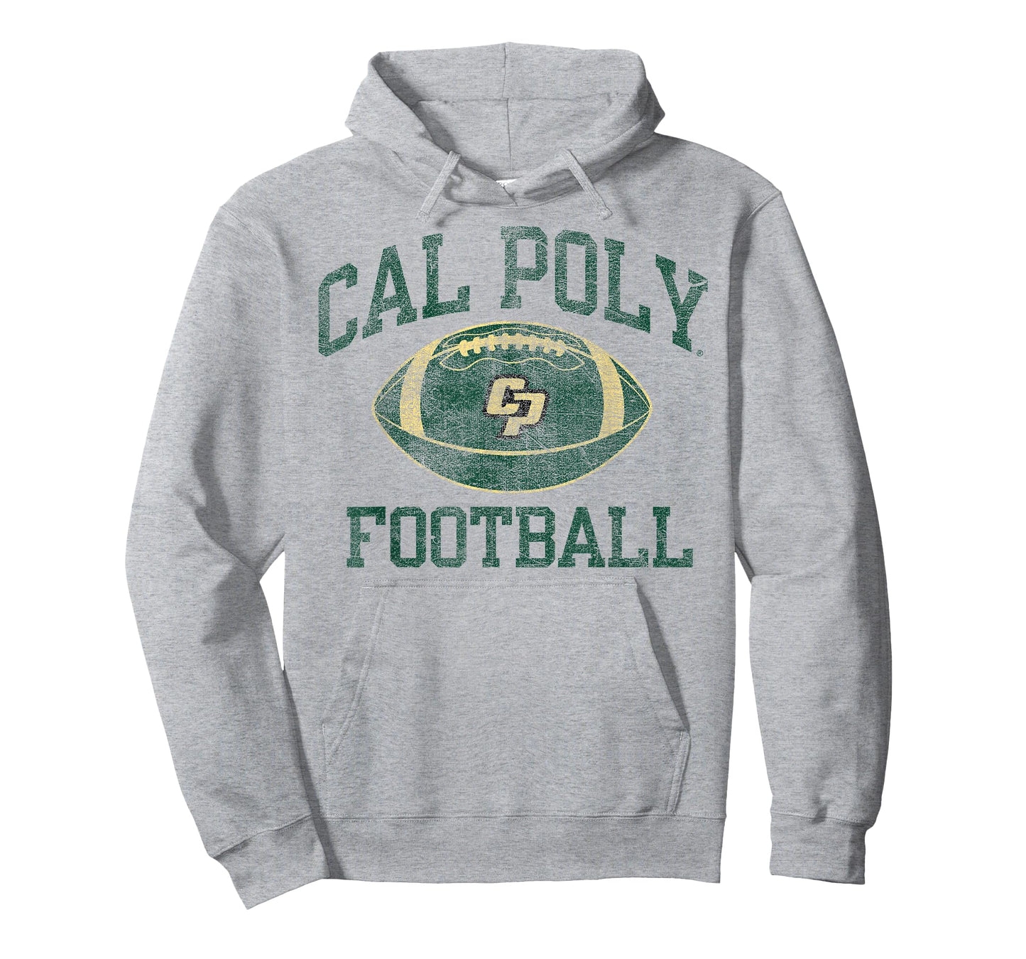 Cal Poly Mustangs Football Intensity White T-Shirt