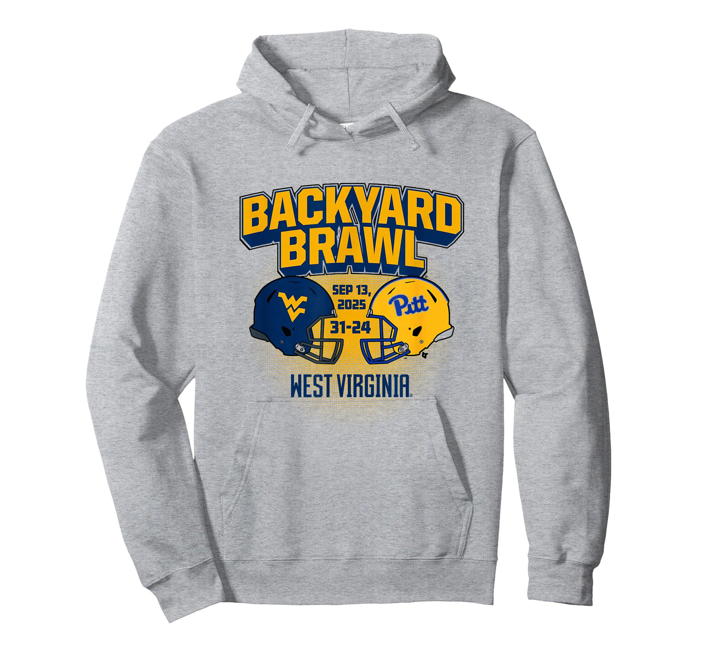 West Virginia Football - Backyard Brawl Champs - WVU T-Shirt