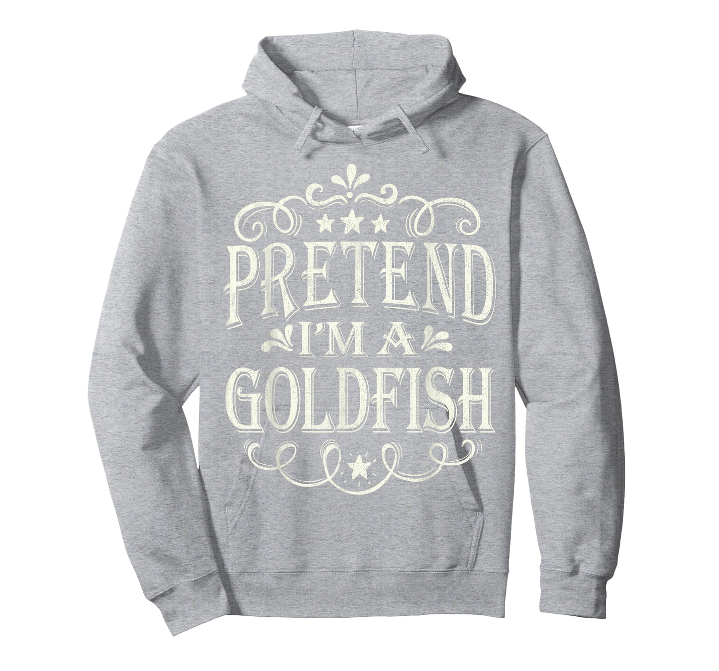 Pretend I'm A Goldfish Funny Easy Halloween Costume T-Shirt