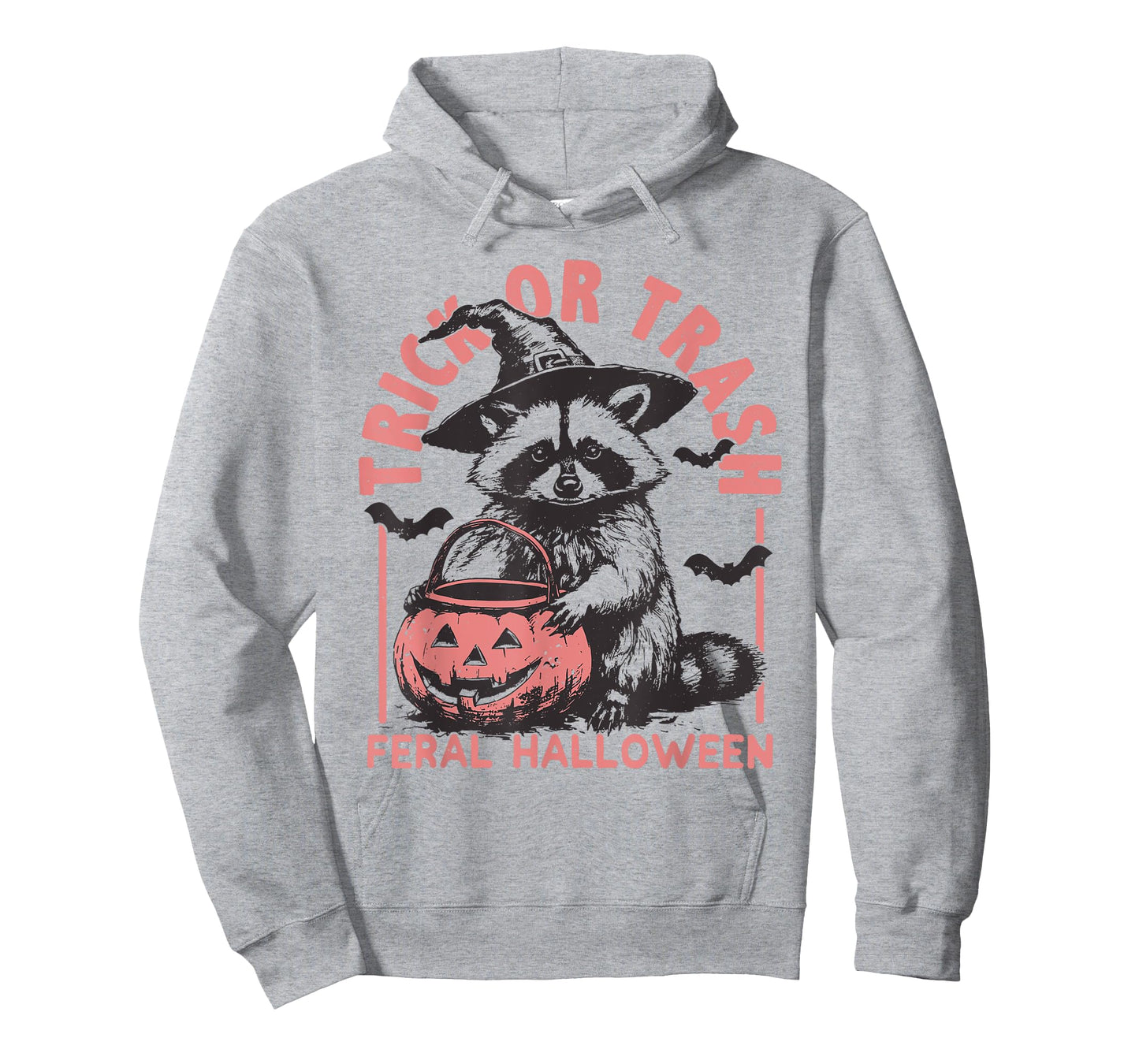Trick or Trash Funny Raccoon Halloween Vintage Ghost Costume T-Shirt
