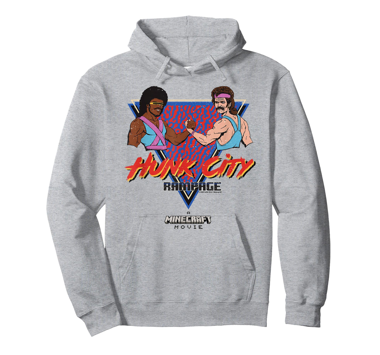 A Minecraft Movie Hunk City Rampage Colorful 90's Logo T-Shirt