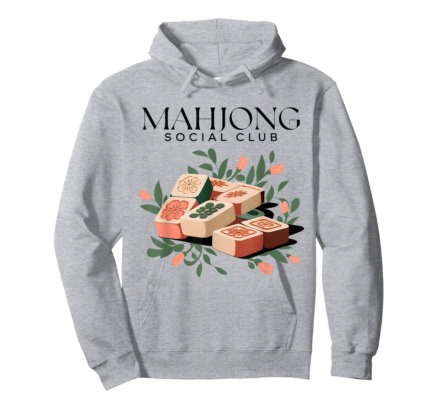 Womens Playing Mahjong Social Club Girls Funny Game T-Shirt