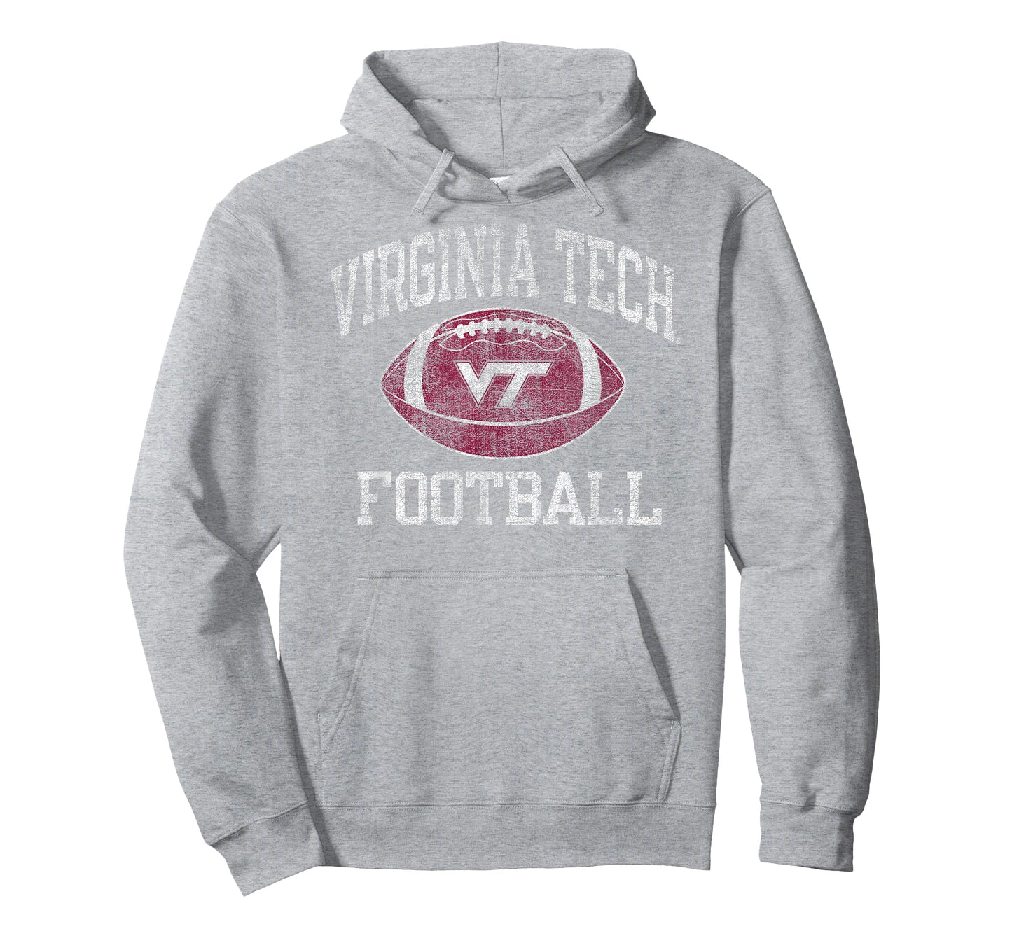 Virginia Tech Hokies Football Intensity Vintage Orange T-Shirt