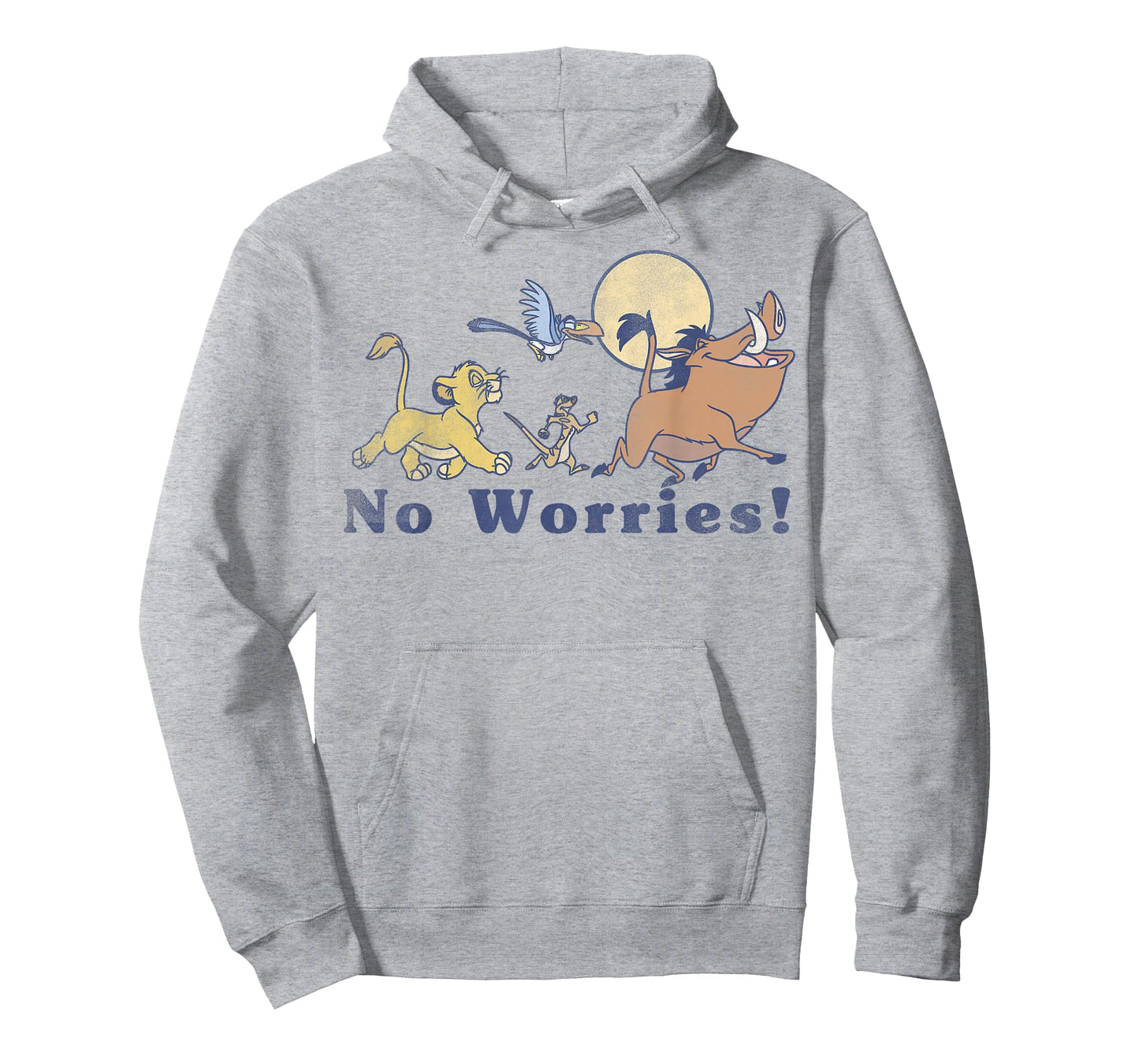 Disney Lion King No Worries Vintage Group Shot T-Shirt
