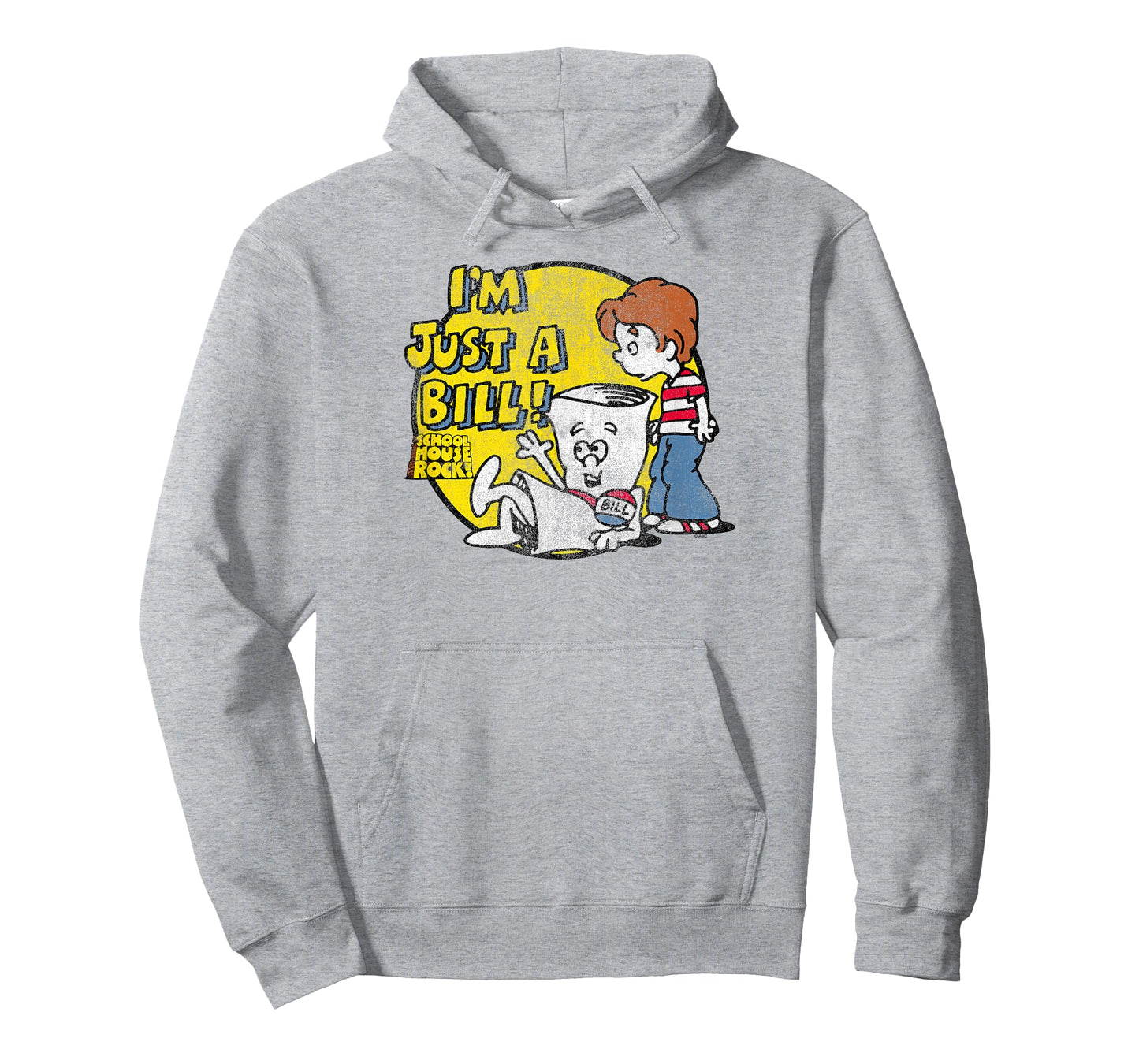 Schoolhouse Rock Iโm Just a Bill Round Logo Retro TV Show T-Shirt