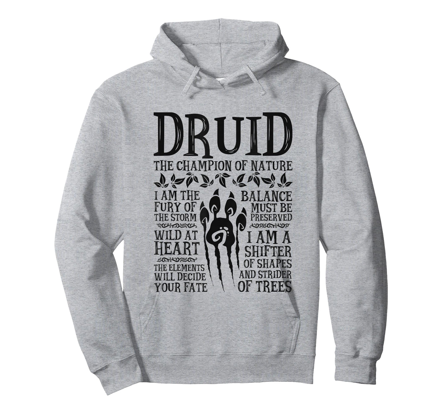 Druid, The Champion of Nature - RPG Class T-Shirts T-Shirt