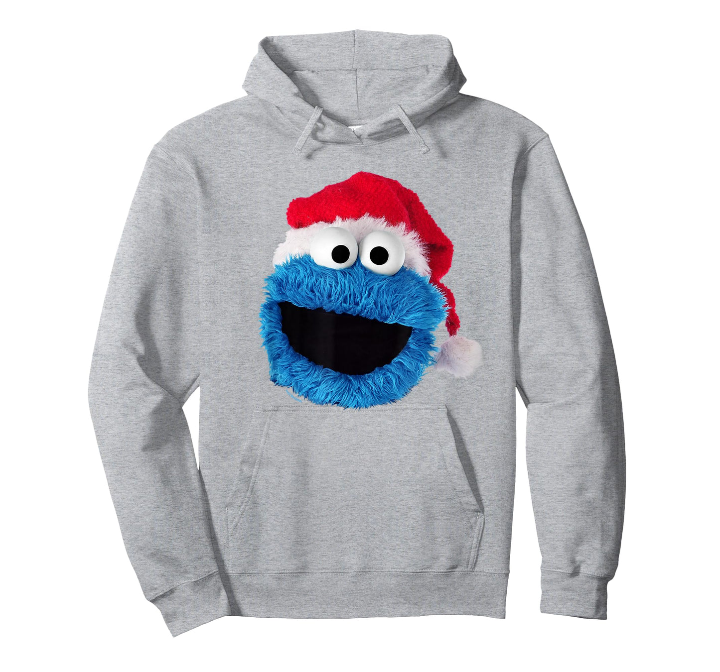 Sesame Street Cookie Monster Christmas Santa Hat T-Shirt
