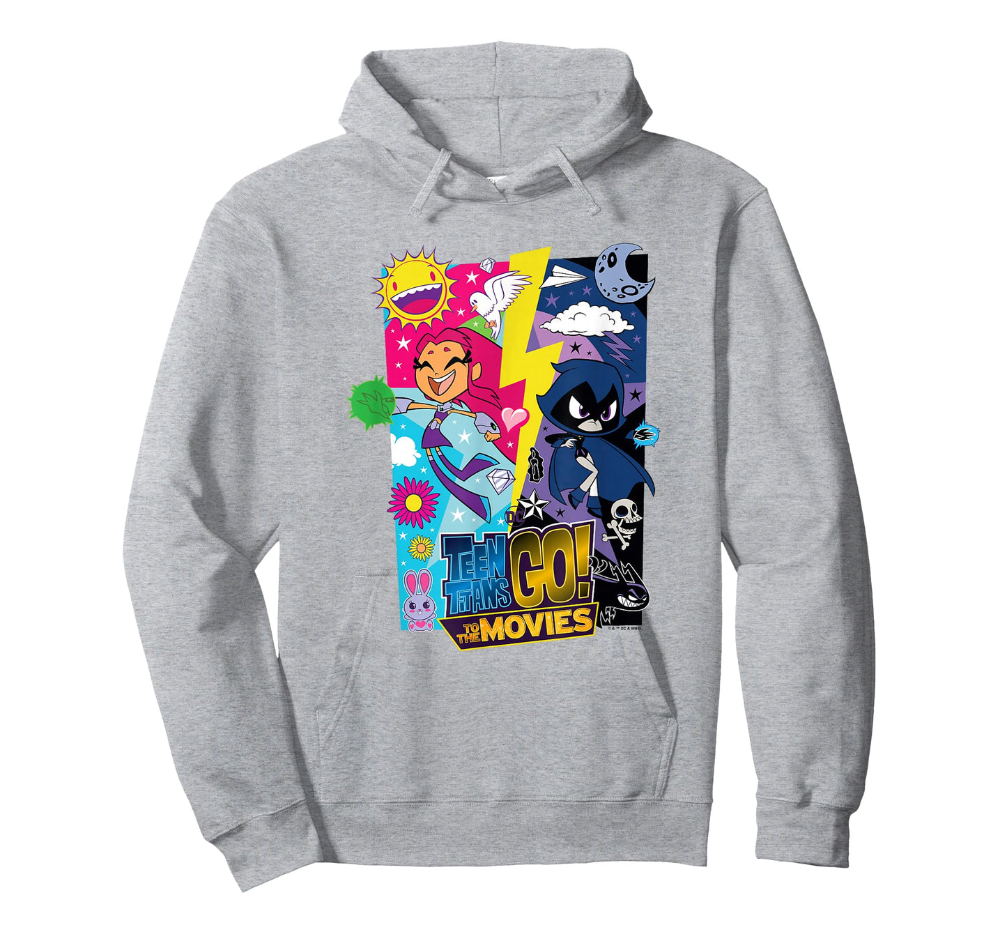Teen Titans Go! to The Movies Light Dark Starfire Raven Duo T-Shirt