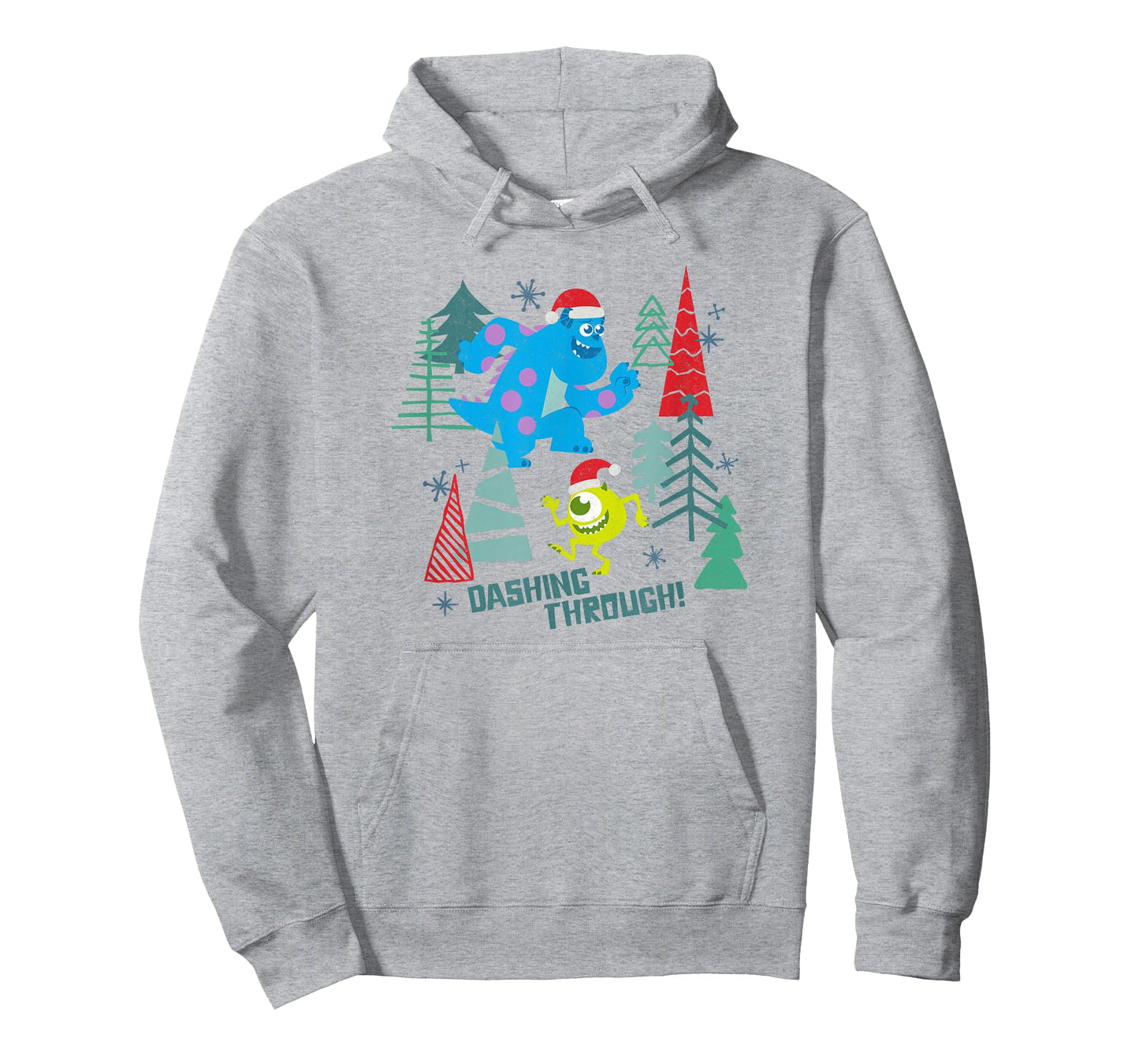 Disney Pixar Monsters Inc. Christmas Dashing Through! T-Shirt