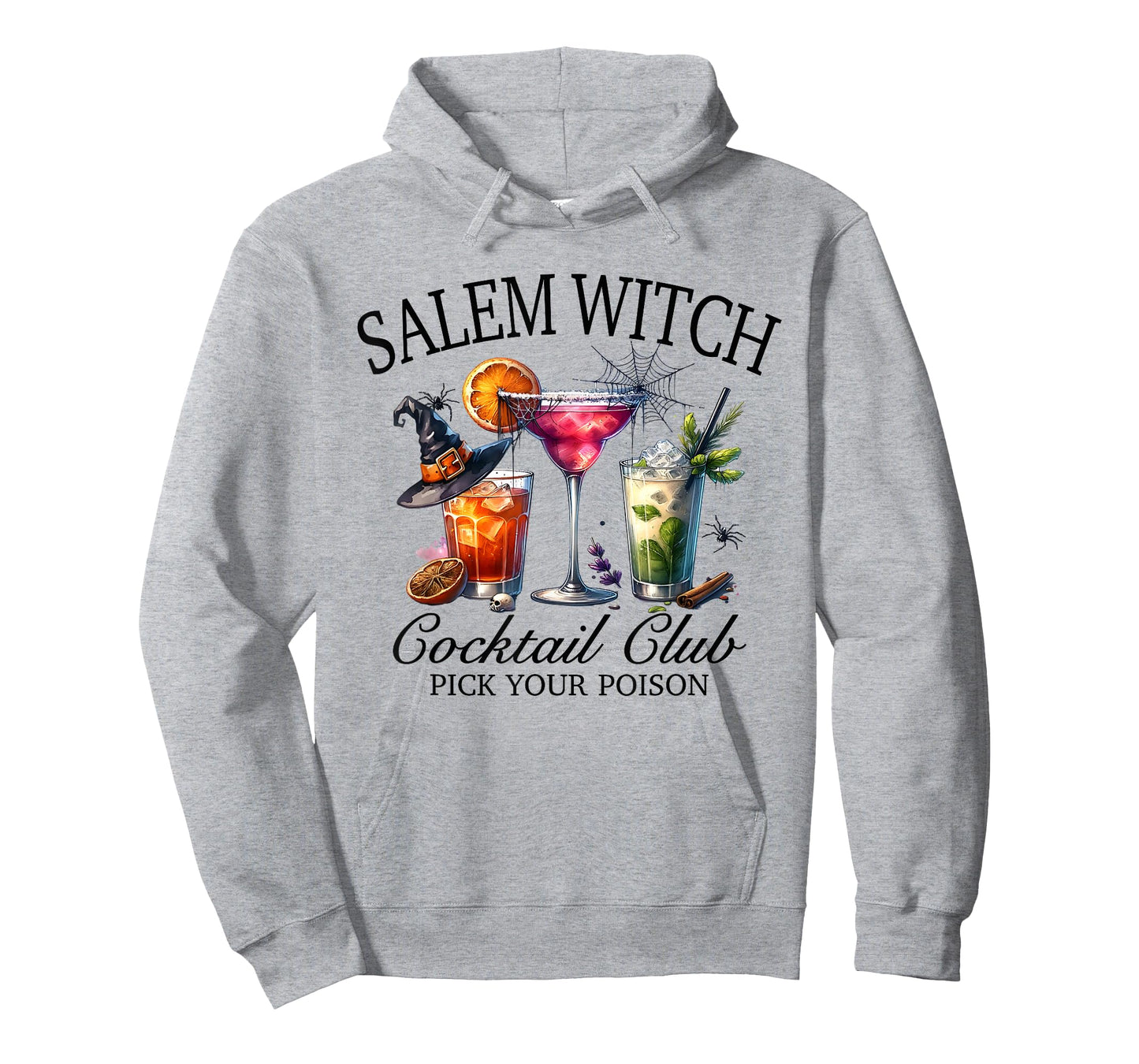 Salem Witch Cocktail Funny Club Pick Your Halloween Poison T-Shirt