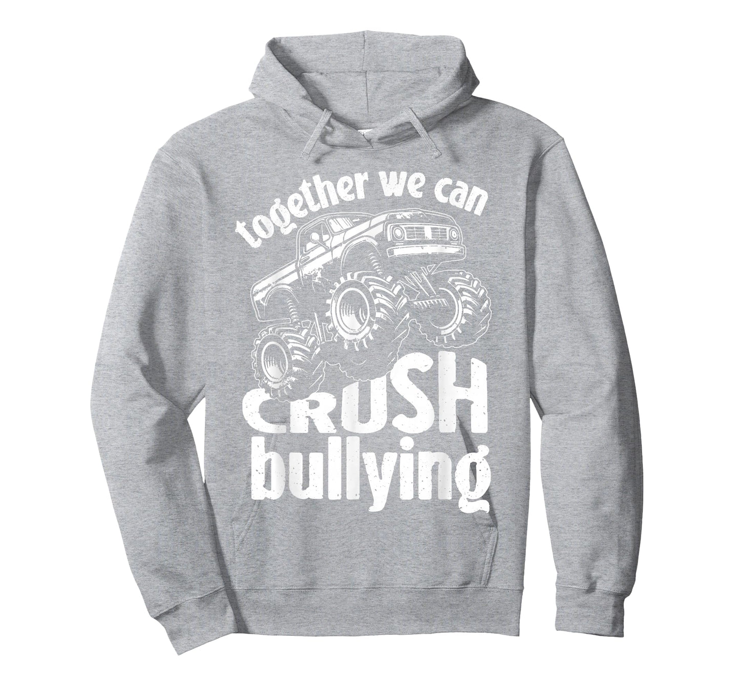 Crush Bullying Monster Truck Unity Day Boys Kids Kindness T-Shirt