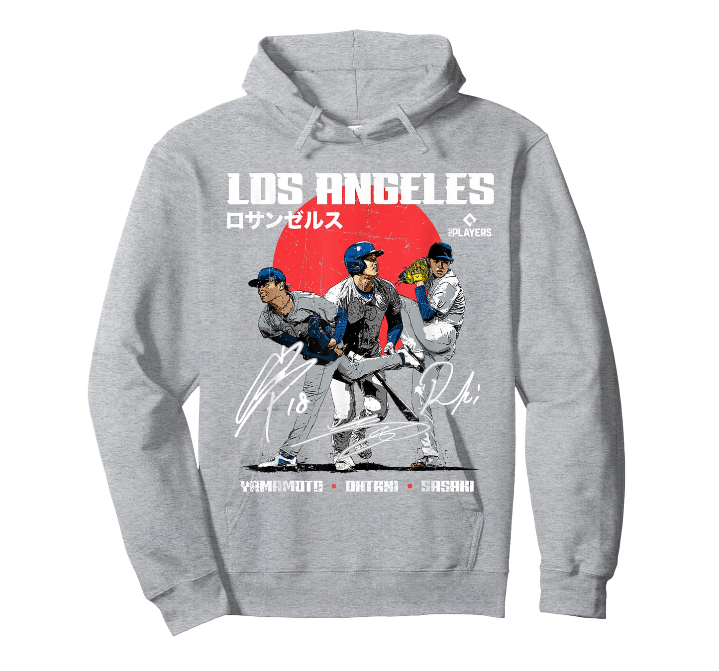 Yamamoto, Ohtani, Sasaki | LA MLB Players | MLBLATRIO201M T-Shirt