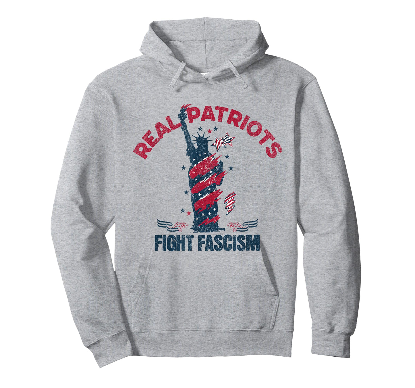 Protest Real Patriots Fight Fascism Eagle USA Freedom T-Shirt
