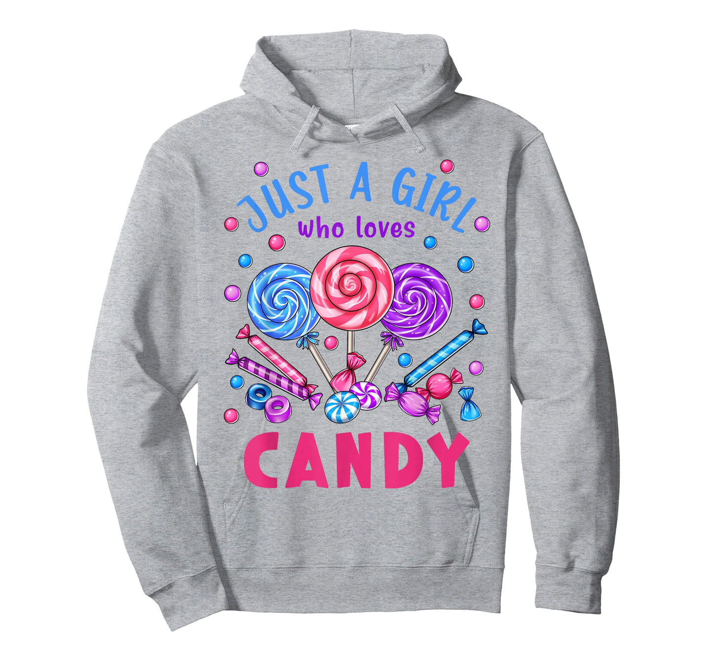 Just a Girl Who Loves Candy Lollipop Women Toddler Kids T-Shirt
