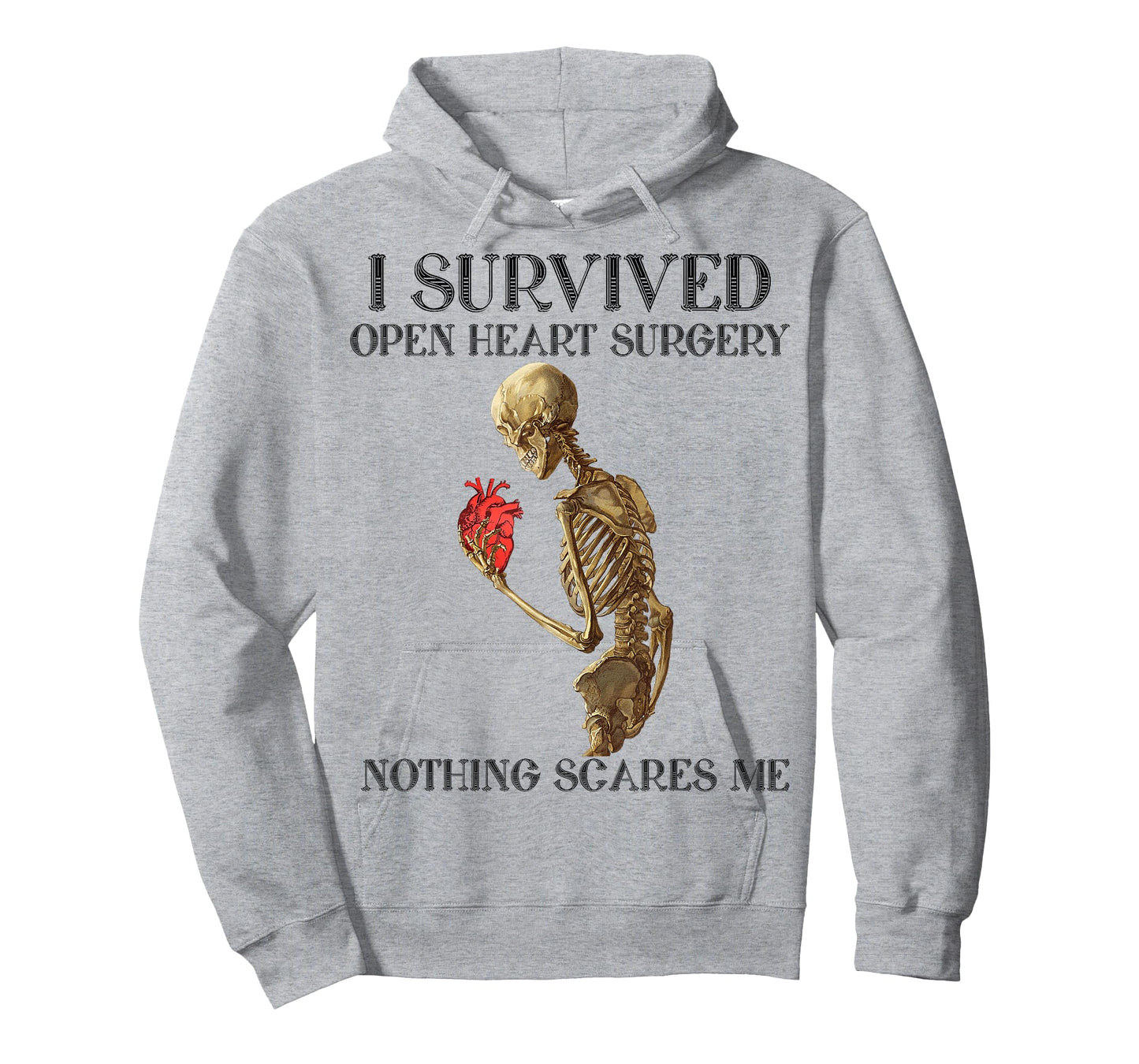 I Survived Open Heart Surgery Skeleton Heart T-Shirt