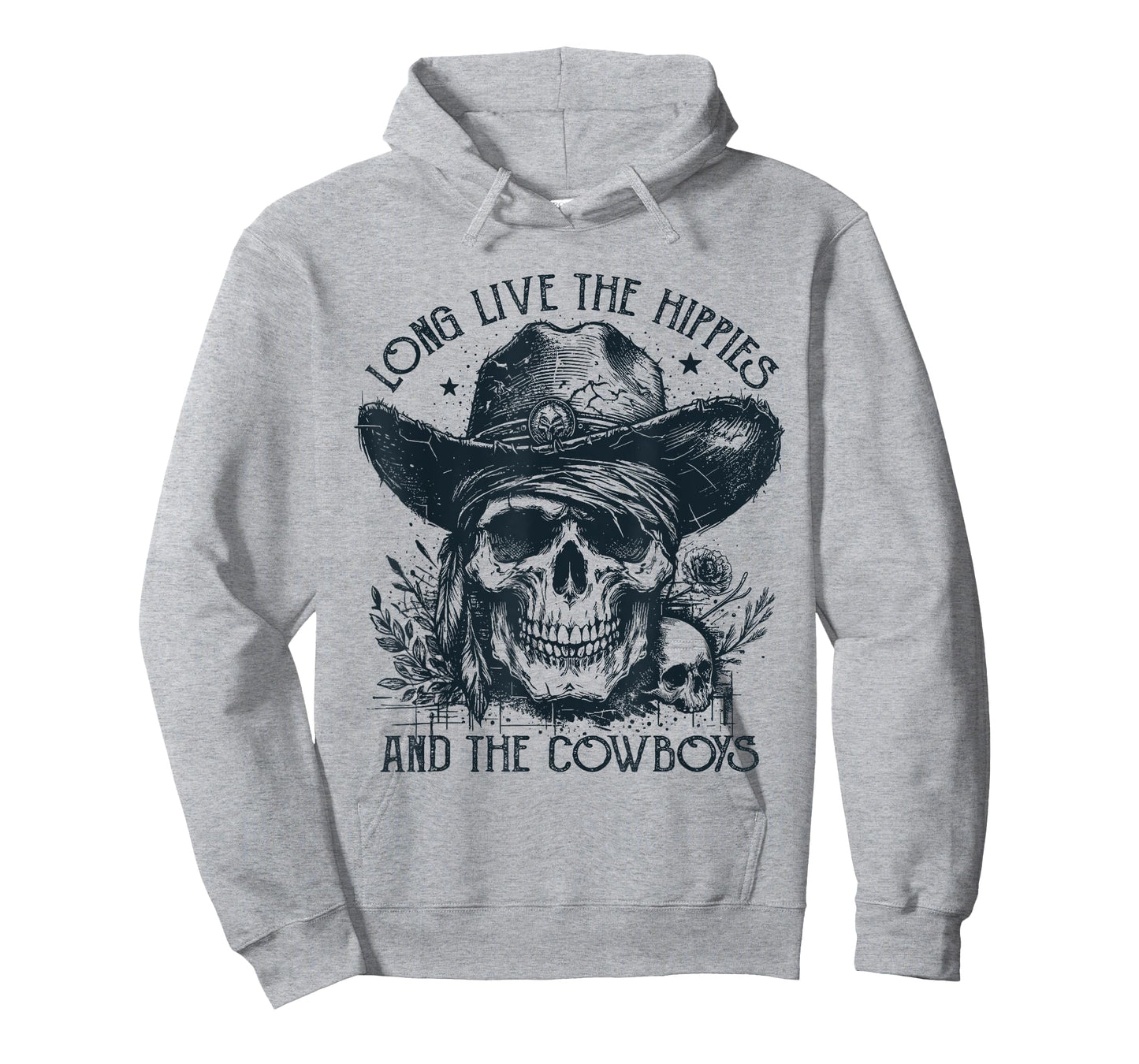Long Live The Hippies And The Cowboys Country T-Shirt