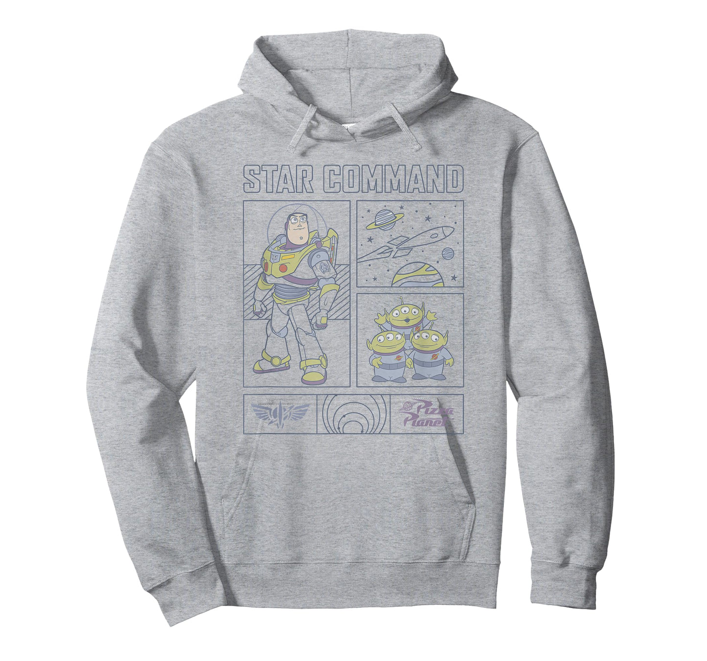 Disney Pixar Toy Story Buzz Lightyear Star Command Comic T-Shirt