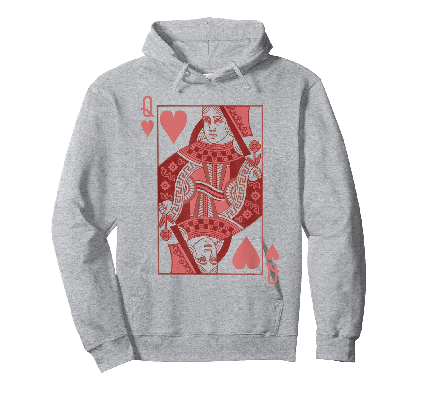 Queen Of Hearts Valentines Day Cool V-Day Couple Matching T-Shirt