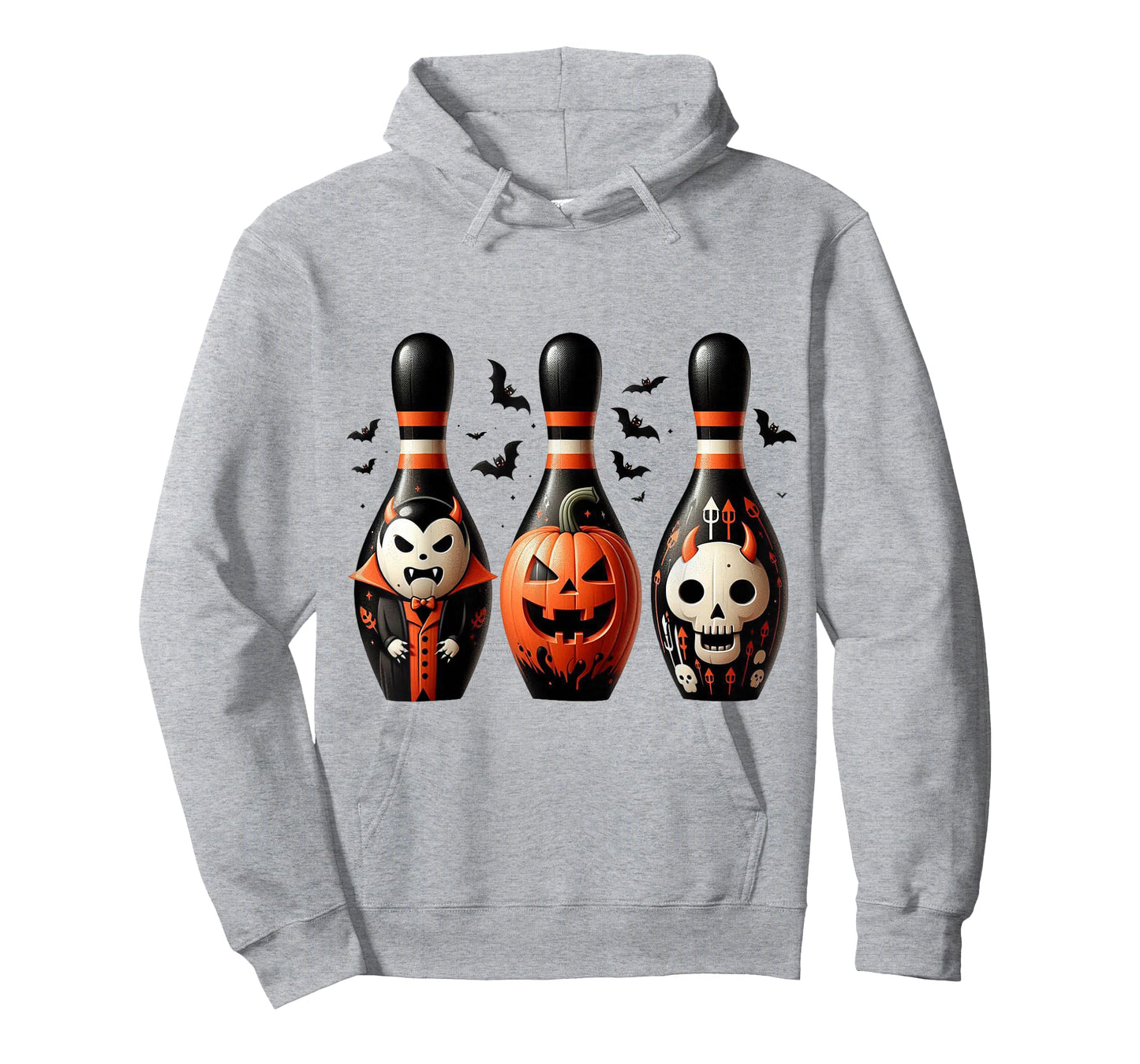 Funny Bowling Pins Halloween Spooky Costume T-Shirt