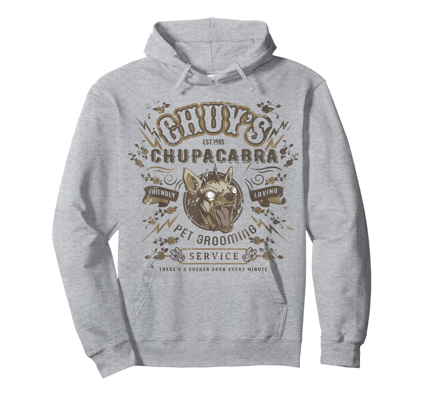 El Chupacabra Gift Shirts & Hoodies Unisex-Adults, Kids Grey T-Shirt Small