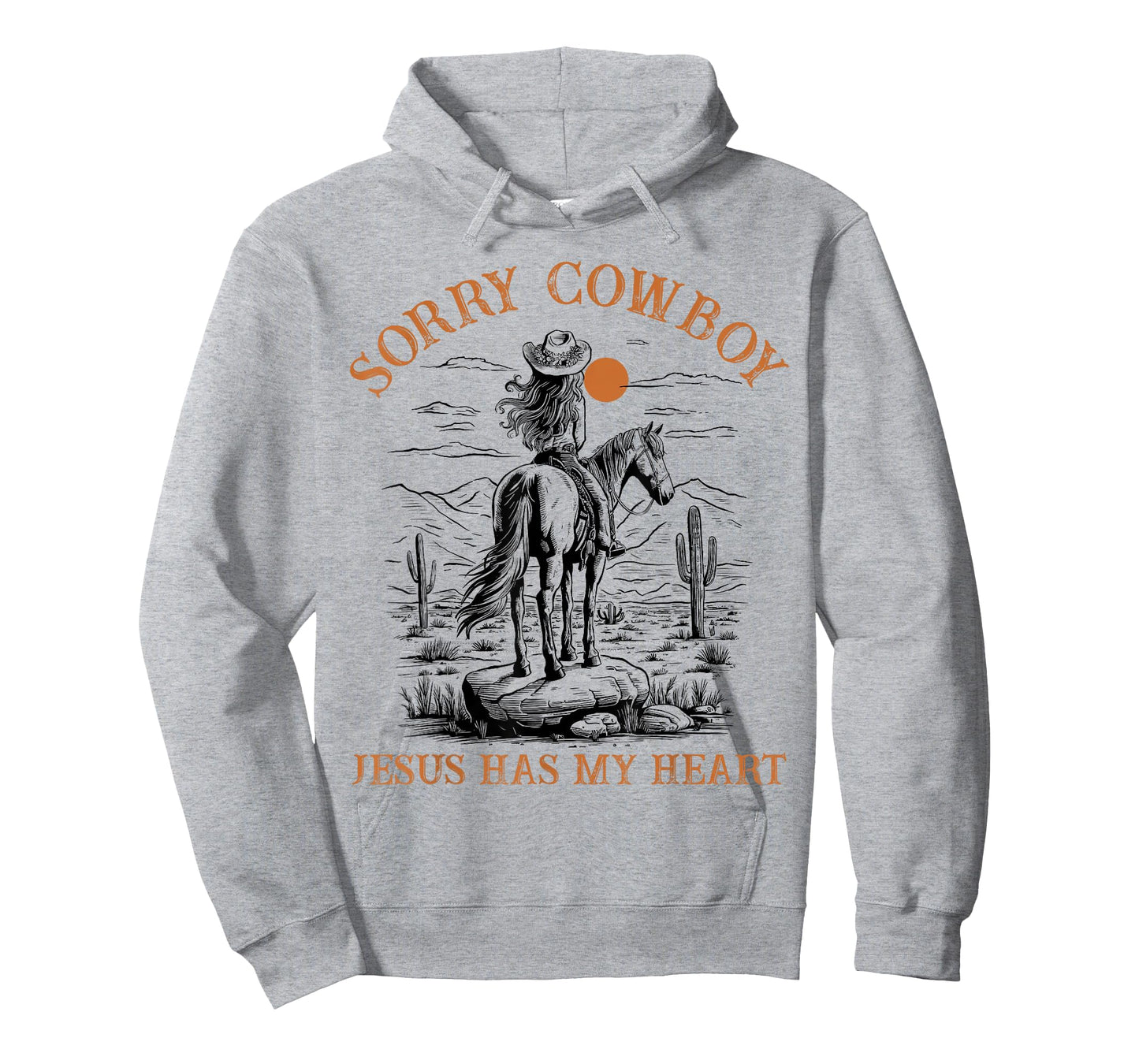 Sorry Cowboy Jesus Has My Heart Religious Cowgirl Western T-Shirt