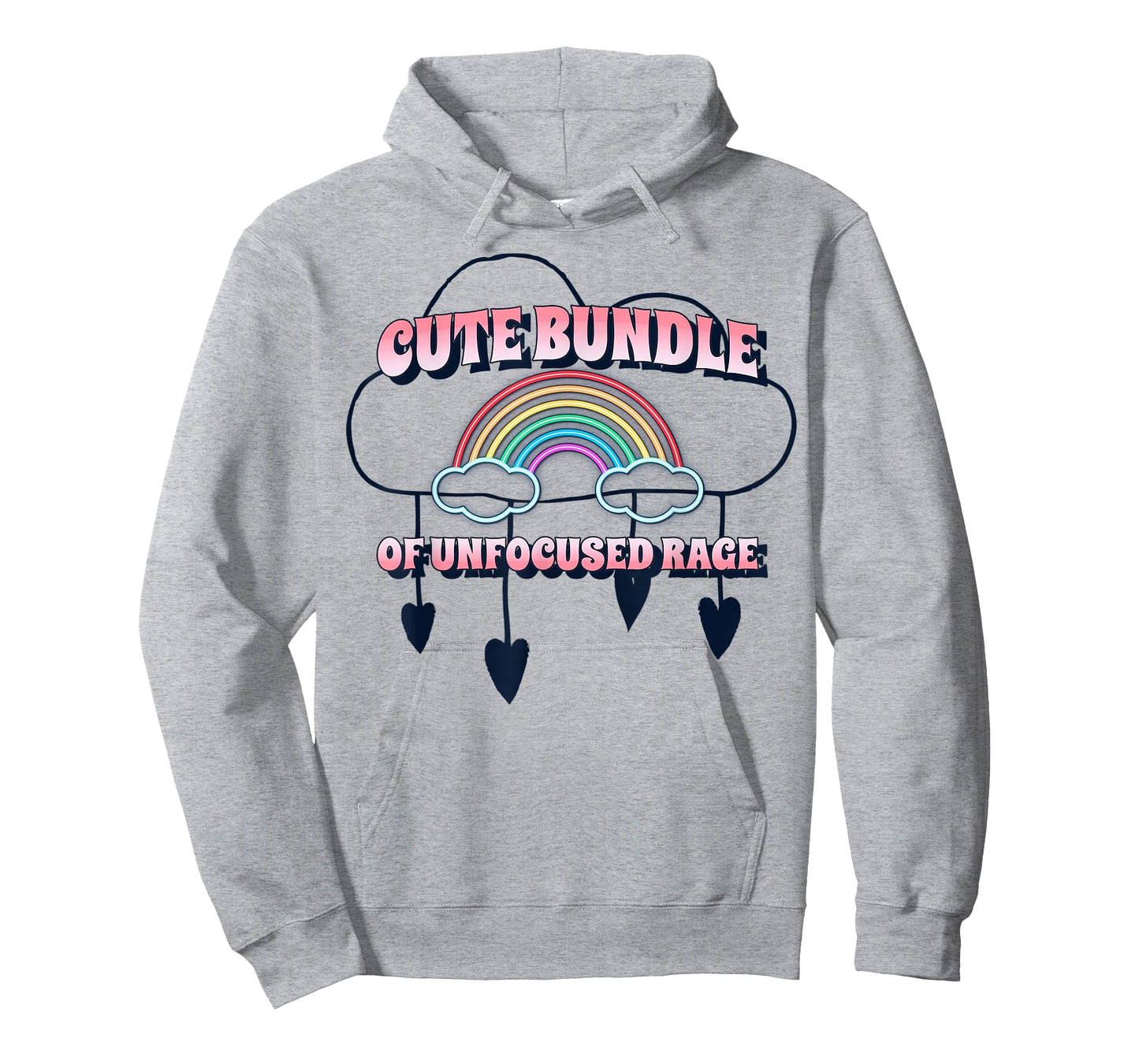 Cute Bundle Of Unfocused Rage Rainbow Pastel Goth Kawaii T-Shirt