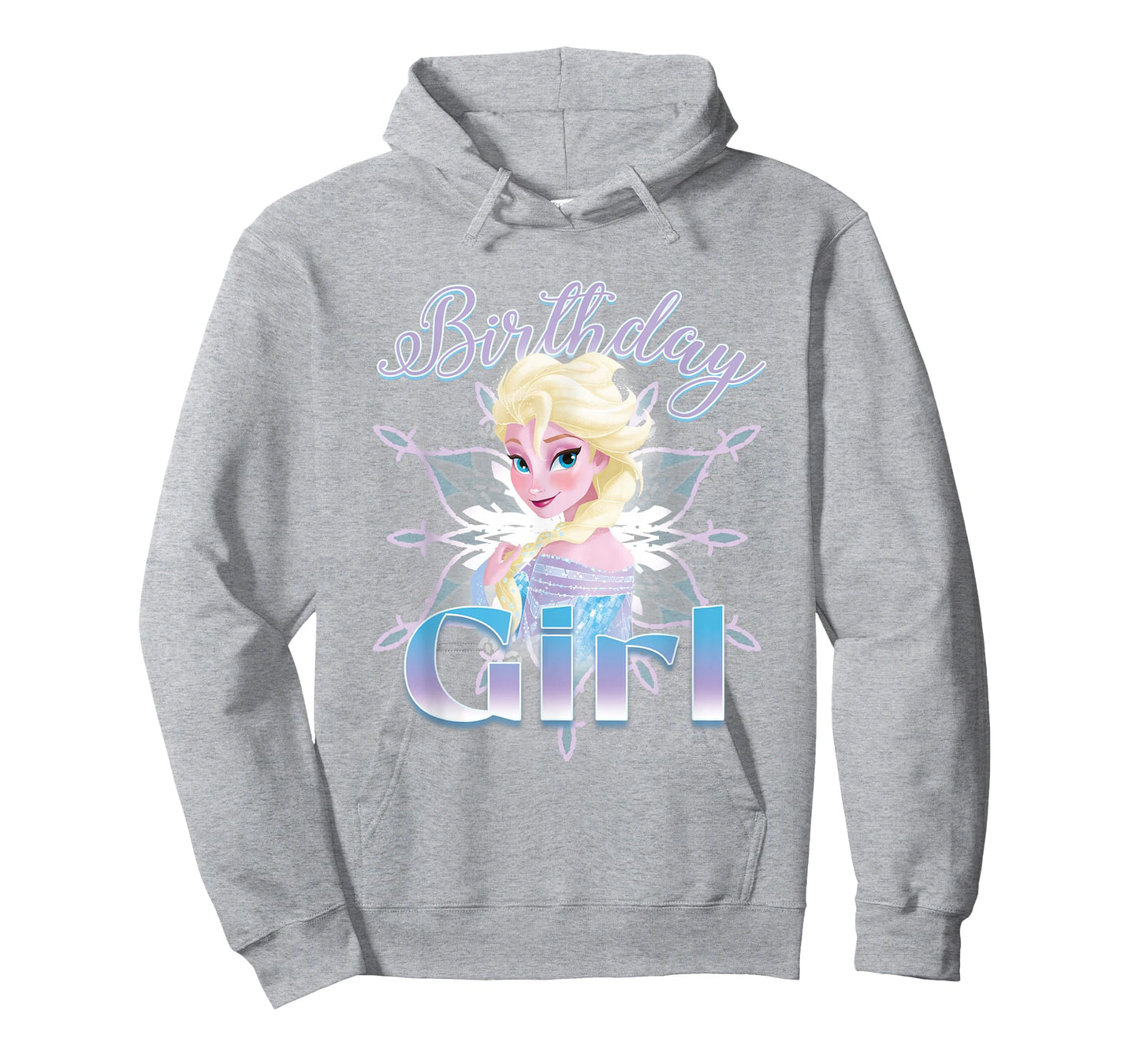 Disney Frozen Princess Elsa Birthday Girl Big Chest Logo T-Shirt