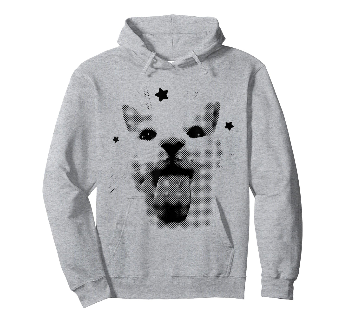 Funny Retro Cat Silly Vintage Kitten Meme Cat Lovers T-Shirt