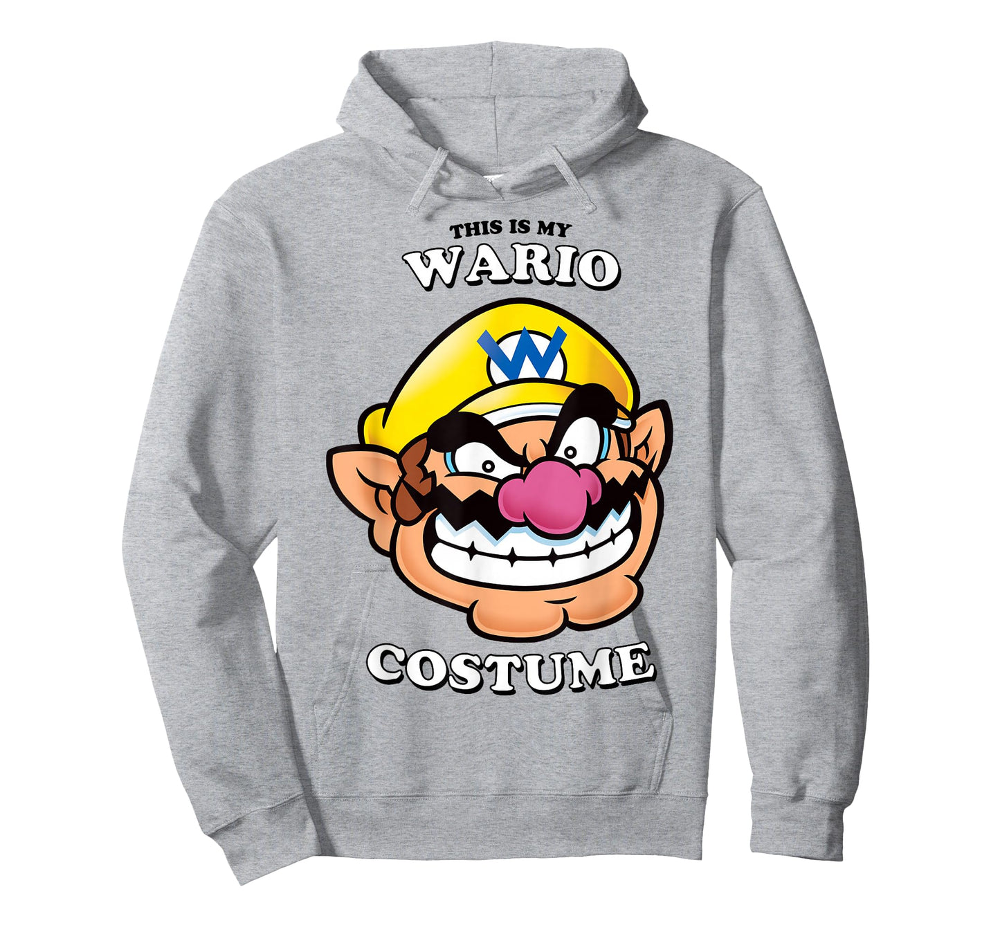 Super Mario Halloween Vintage This Is My Wario Costume T-Shirt