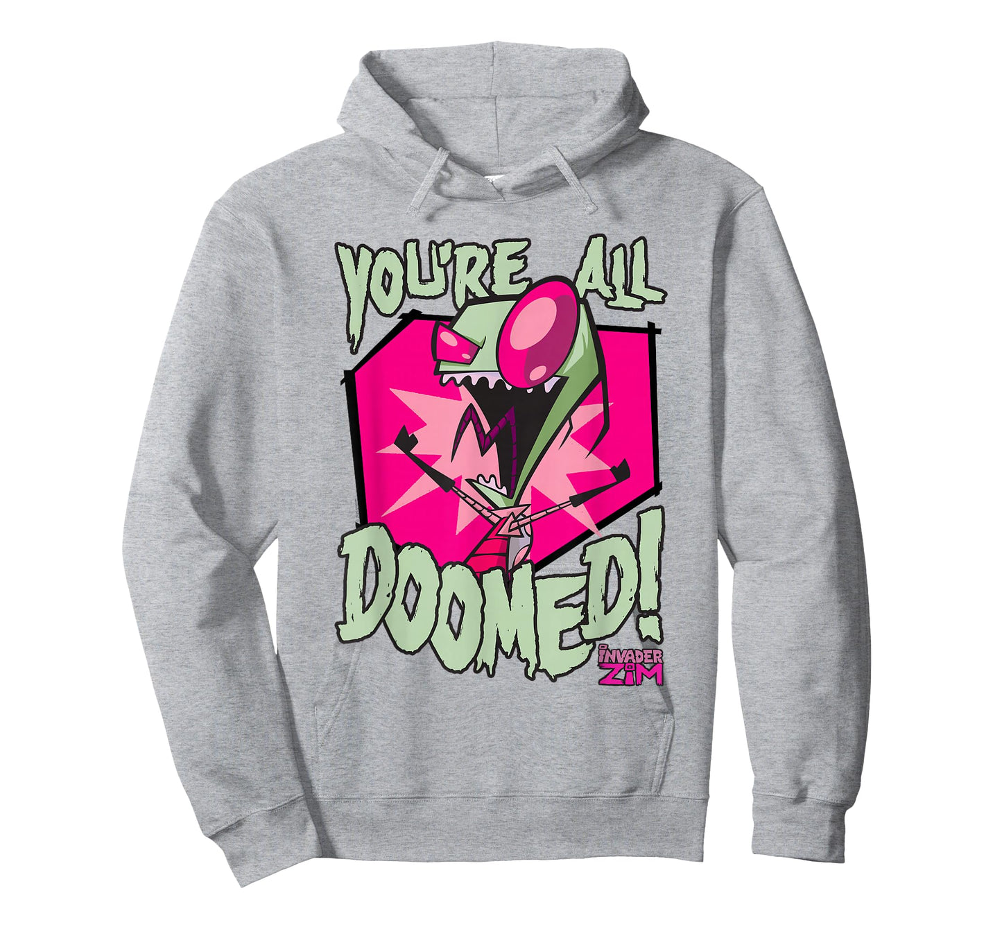 Invader Zim You're All Doomed Dark Humor Nickelodeon Cartoon T-Shirt