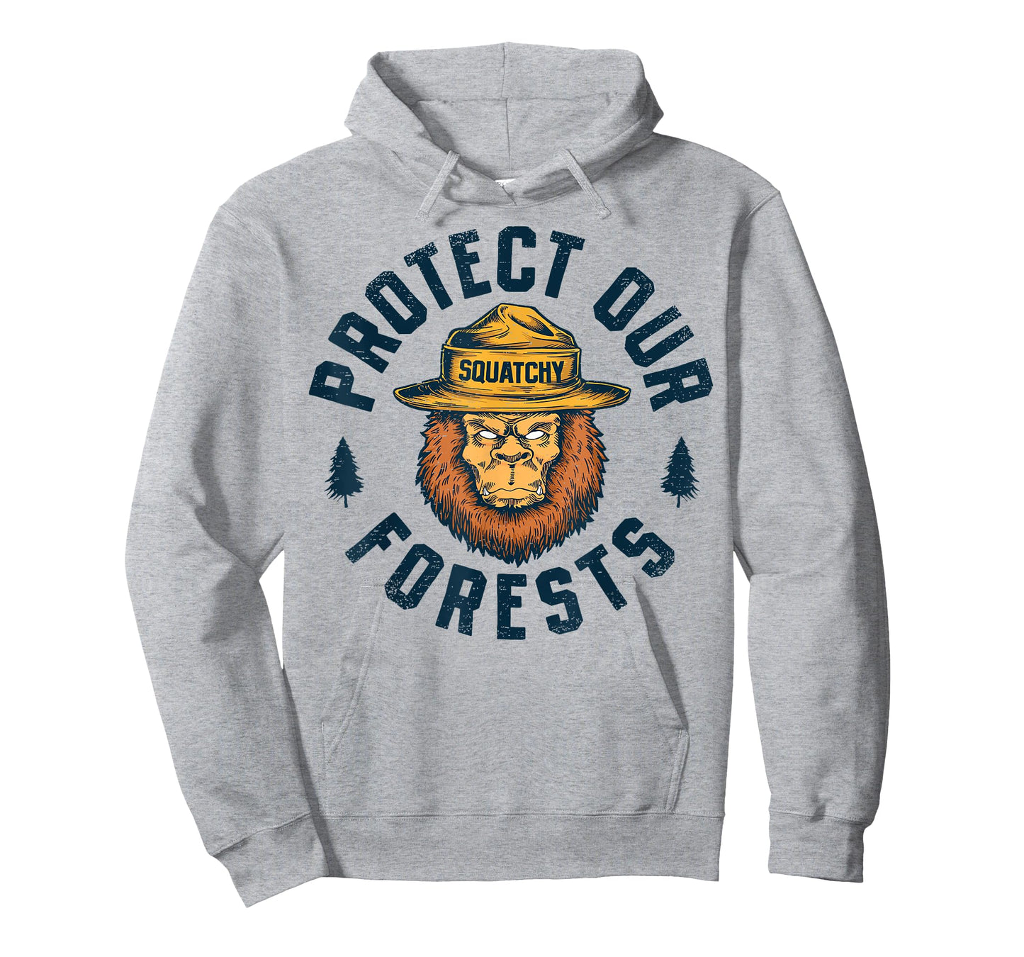 Bigfoot Protect Our Forests National Park Retro Sasquatch T-Shirt