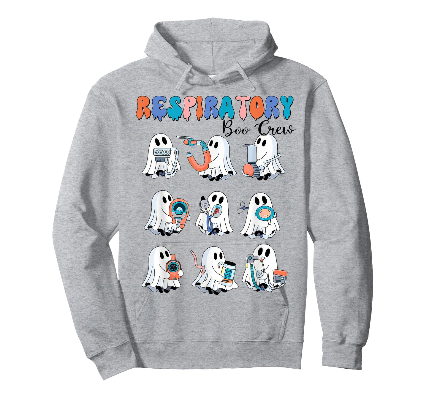 Respiratory therapist shirt halloween respiratory Boo Crew T-Shirt