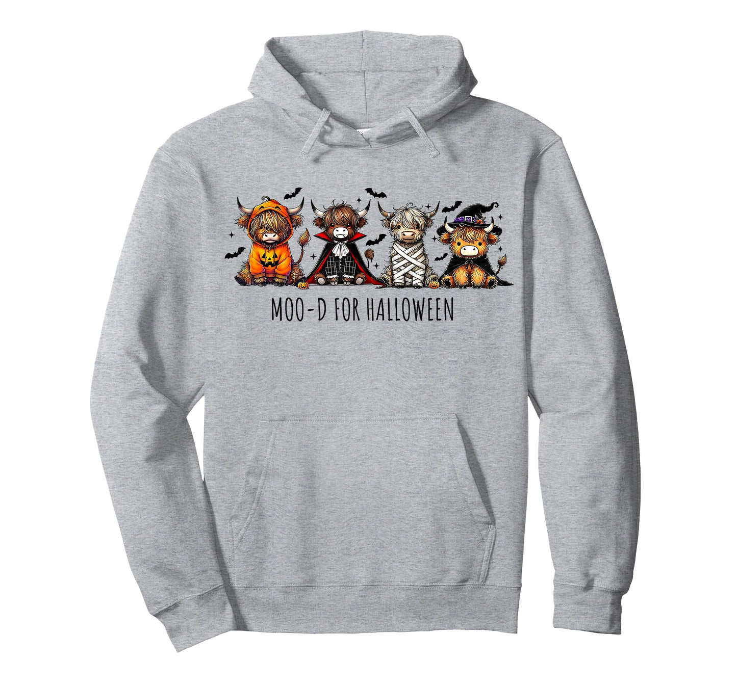 Moo-d for Halloween Funny Halloween Highland Cow Costume T-Shirt