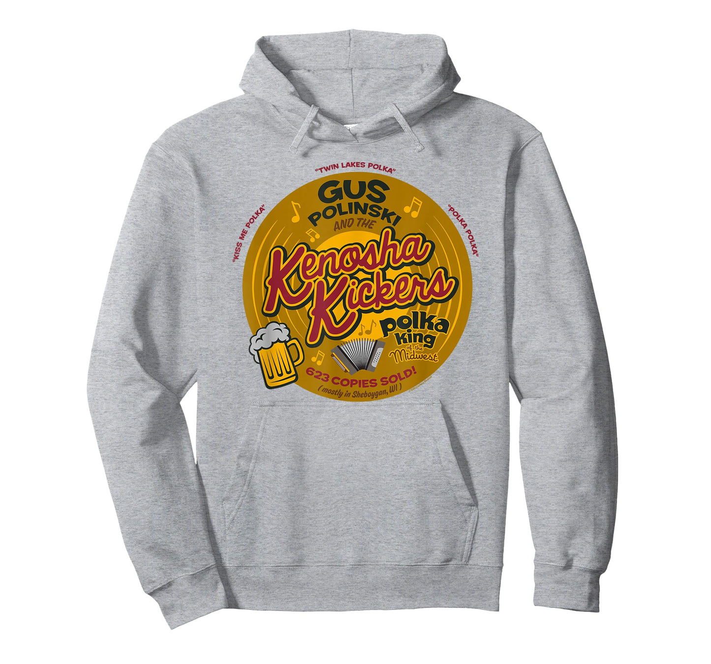 Home Alone Christmas Gus Polinski Kenosha Kickers Polka King T-Shirt