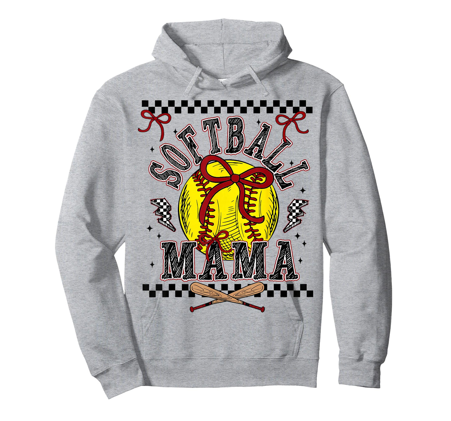 Softball Mama Coquette Softball Game Day Softball Mom Mother T-Shirt