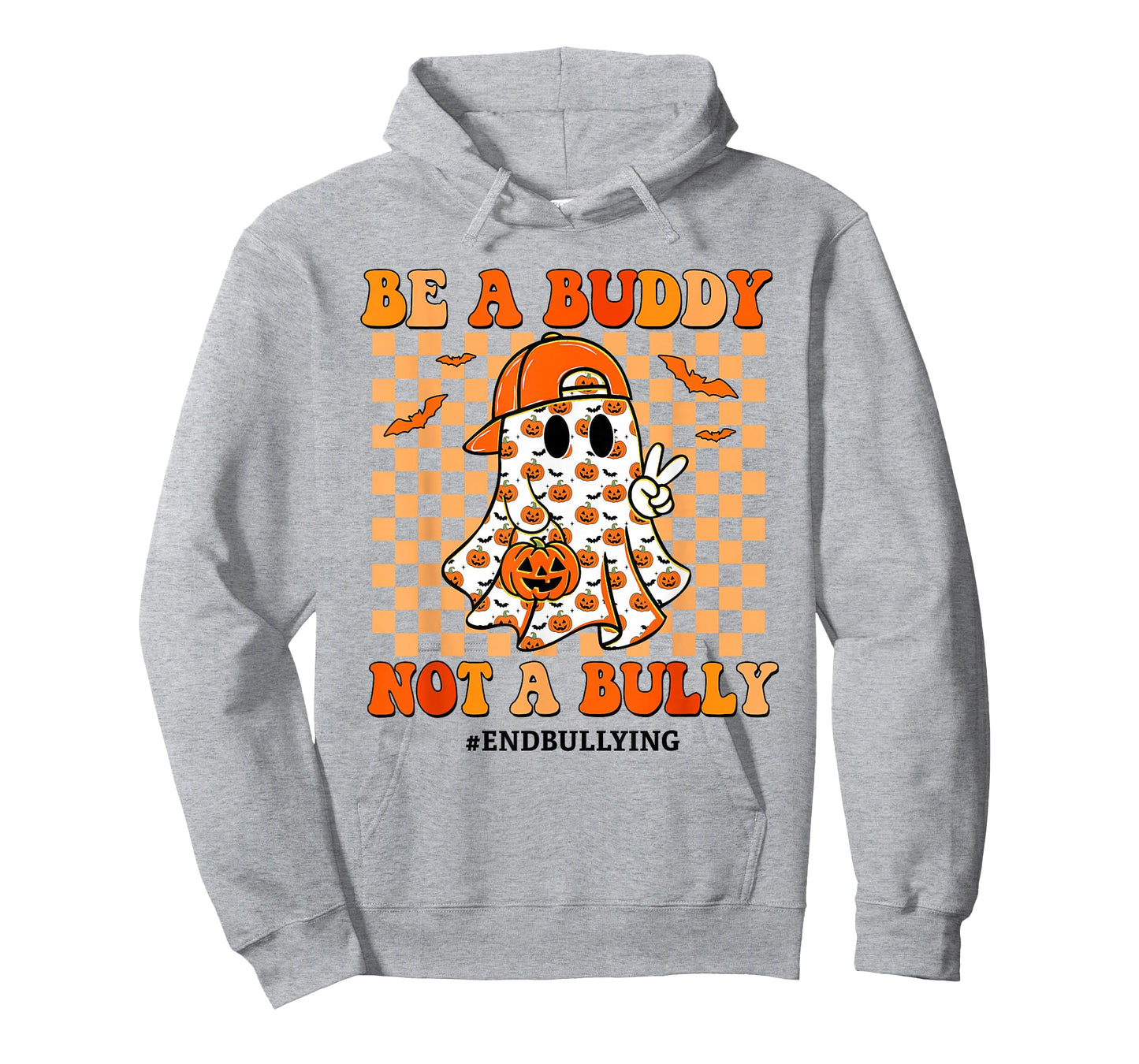 Be A Buddy Not A Bully Unity Day Orange Anti Bullying Ghost T-Shirt