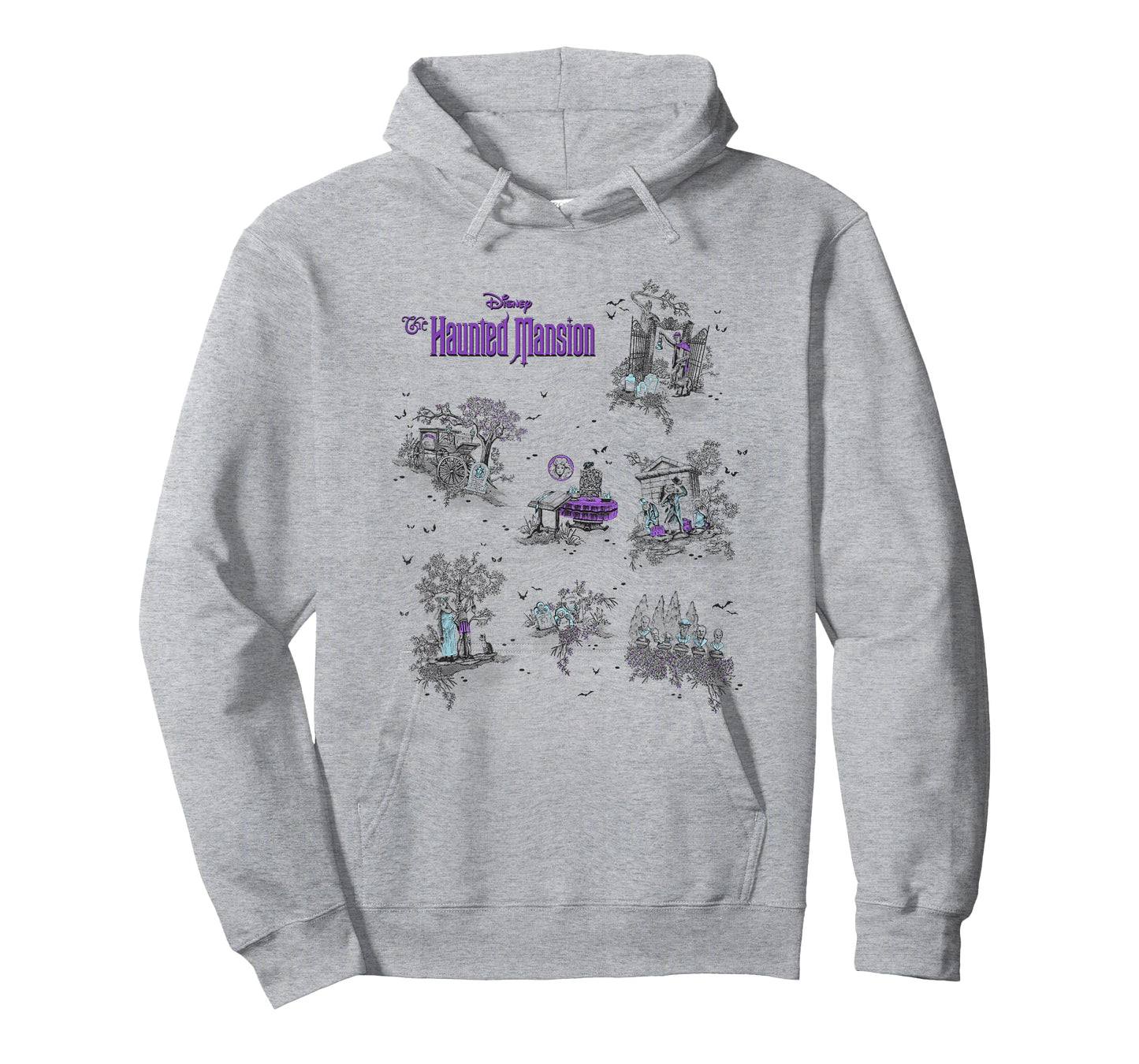 The Haunted Mansion Iconic Locations Collage Poster T-Shirt