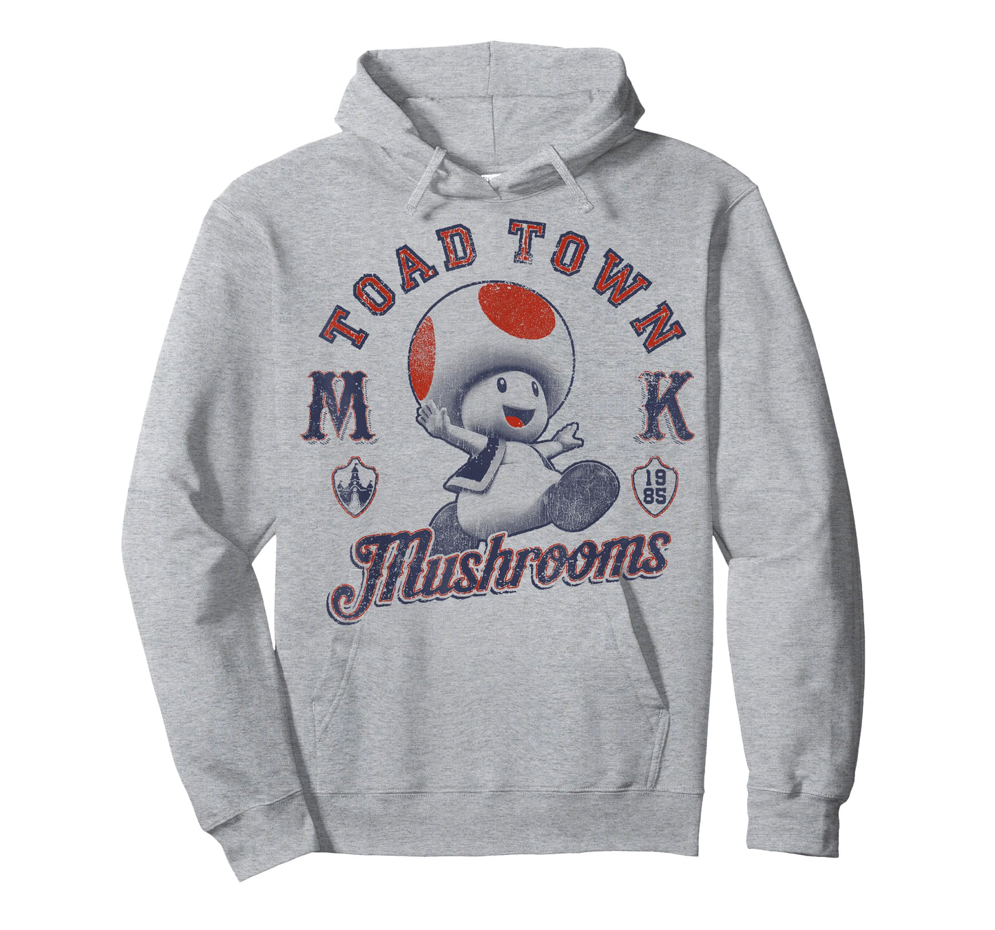 Super Mario Toad Town Mushrooms T-Shirt