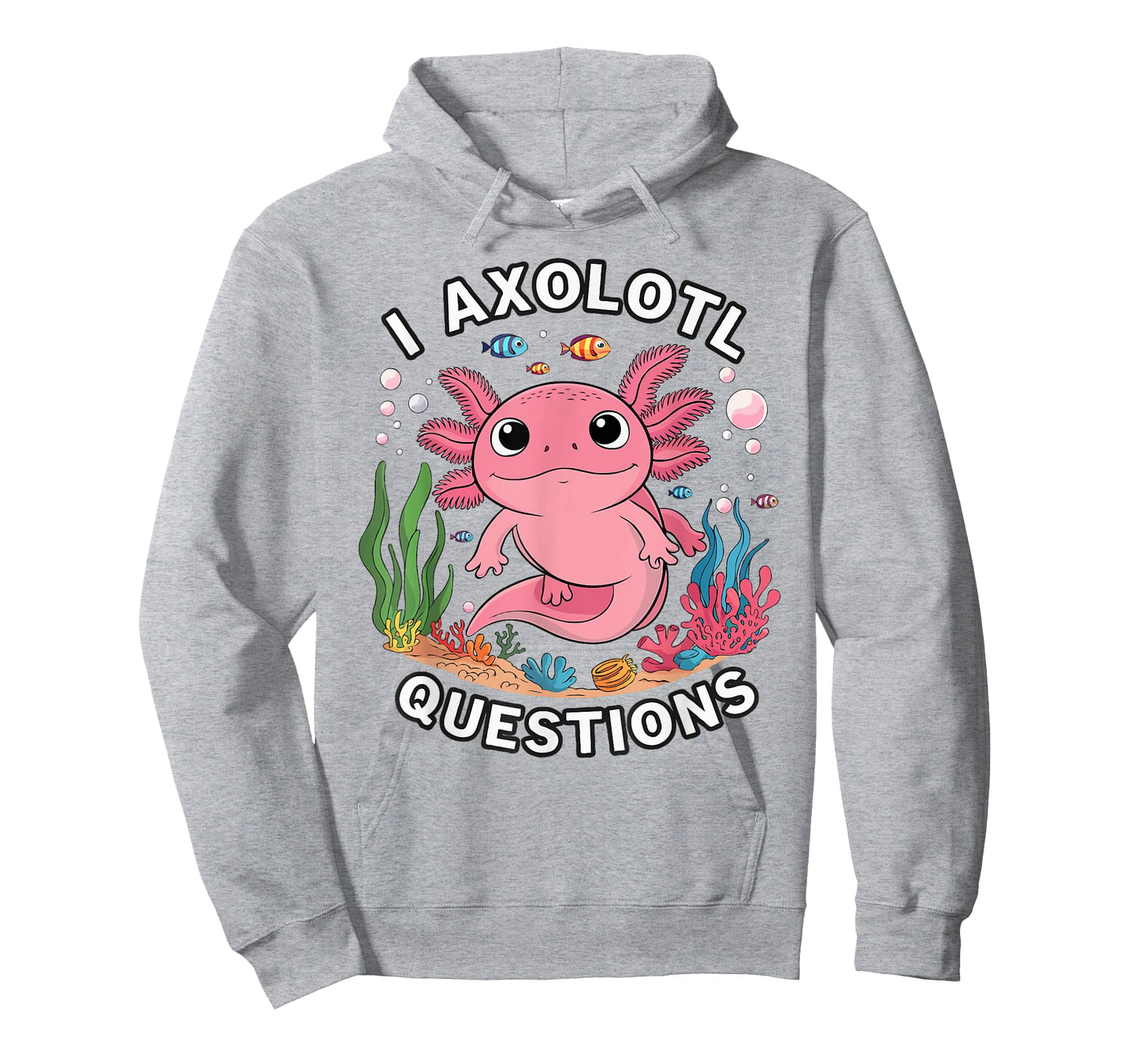 Funny Axolotl Questions Kawaii Axolotl Toddler Kids Girls T-Shirt