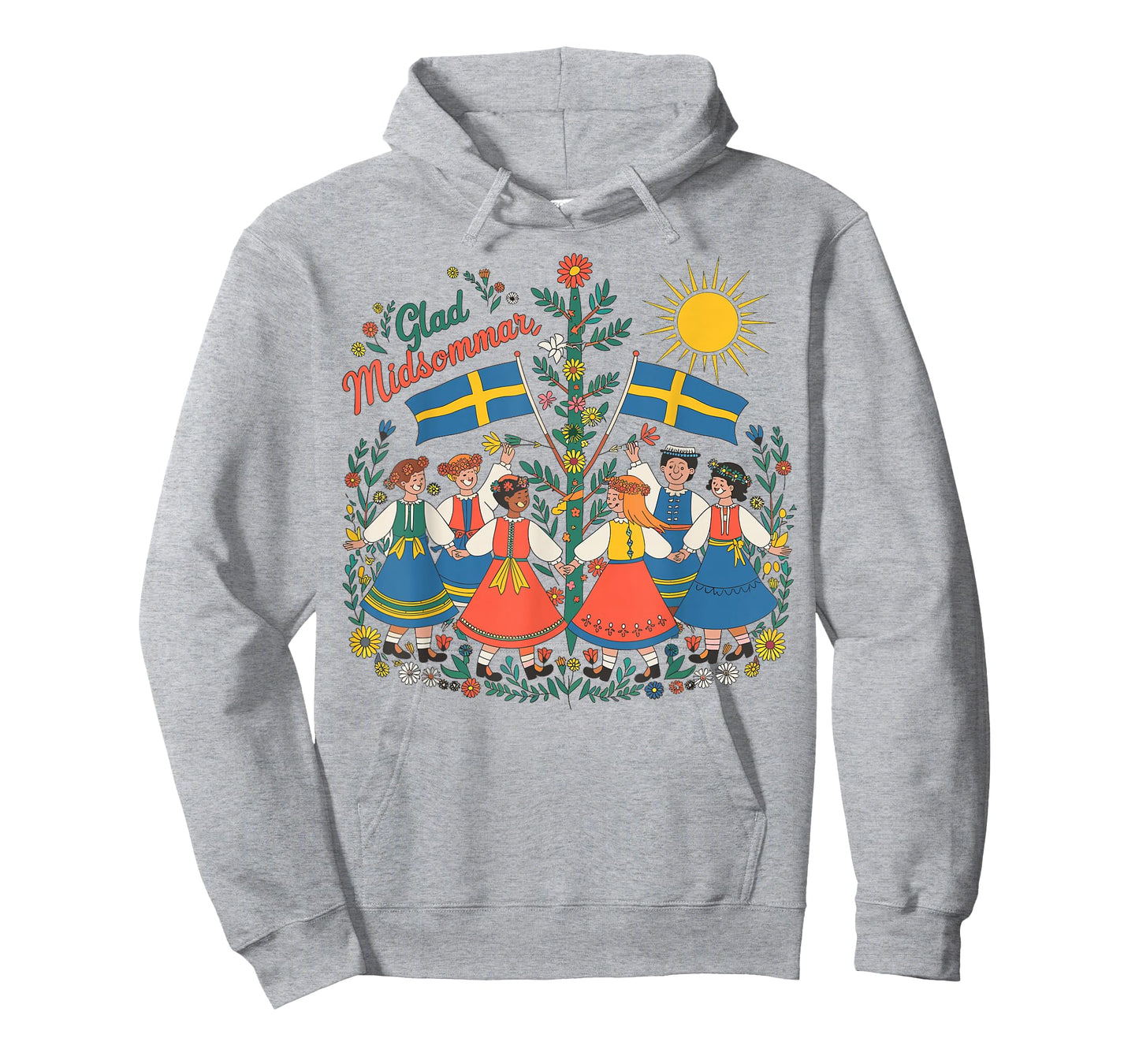 Glad Midsommar Swedish Celebration of Summer and Fertility T-Shirt