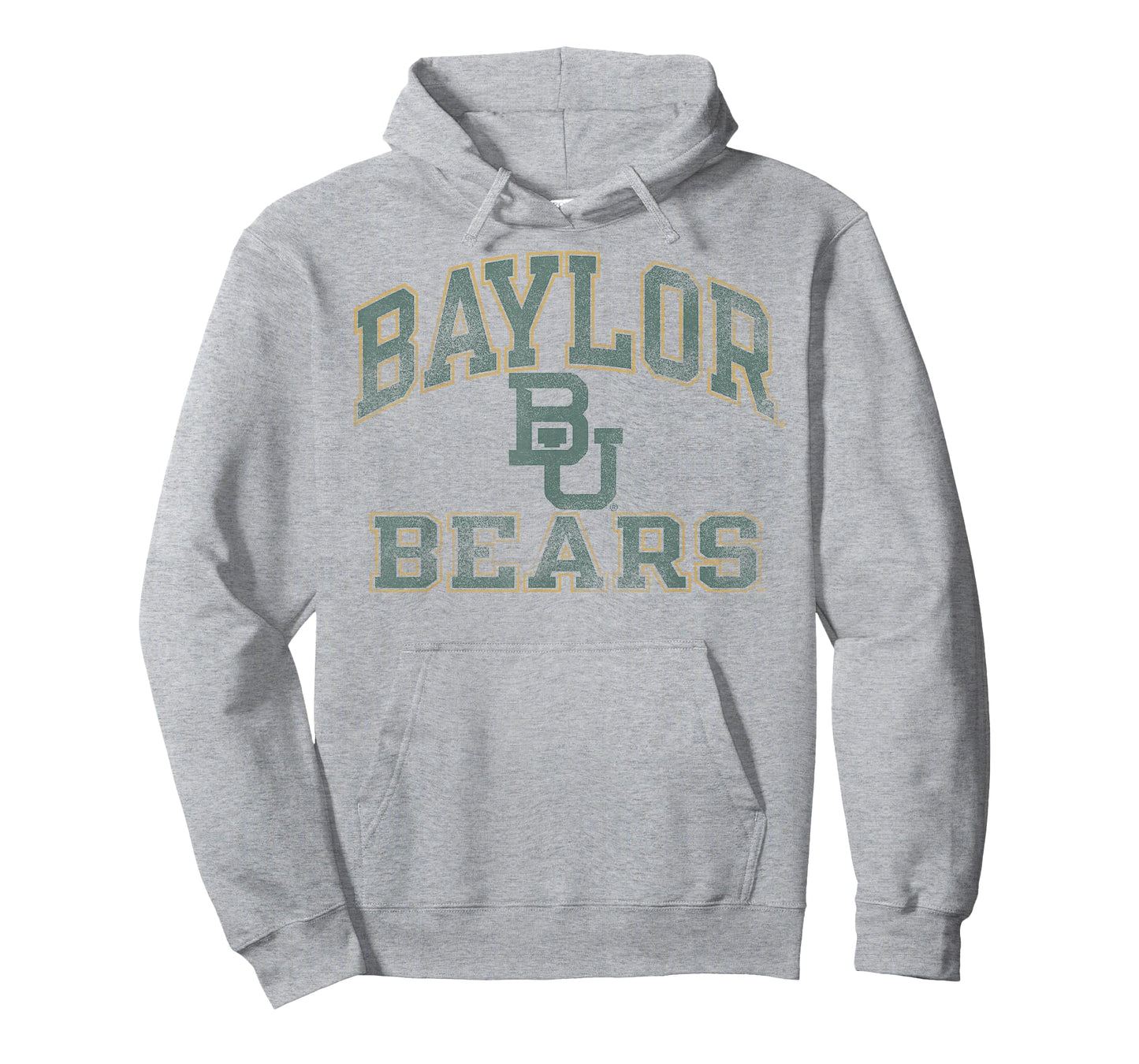 Baylor Bears Vintage Worn Gray Officially Licensed T-Shirt