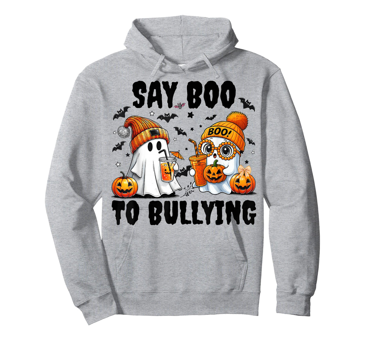 Say Boo to Bullying Ghost Halloween Unity Day Anti Bullying T-Shirt