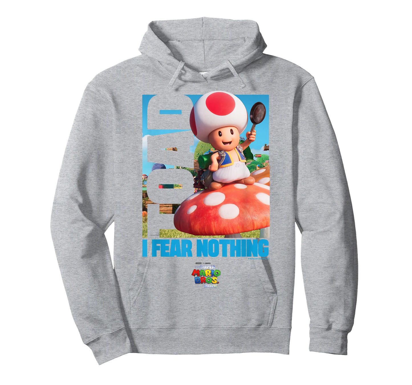 The Super Mario Bros. Movie I Fear Nothing Toad Poster T-Shirt